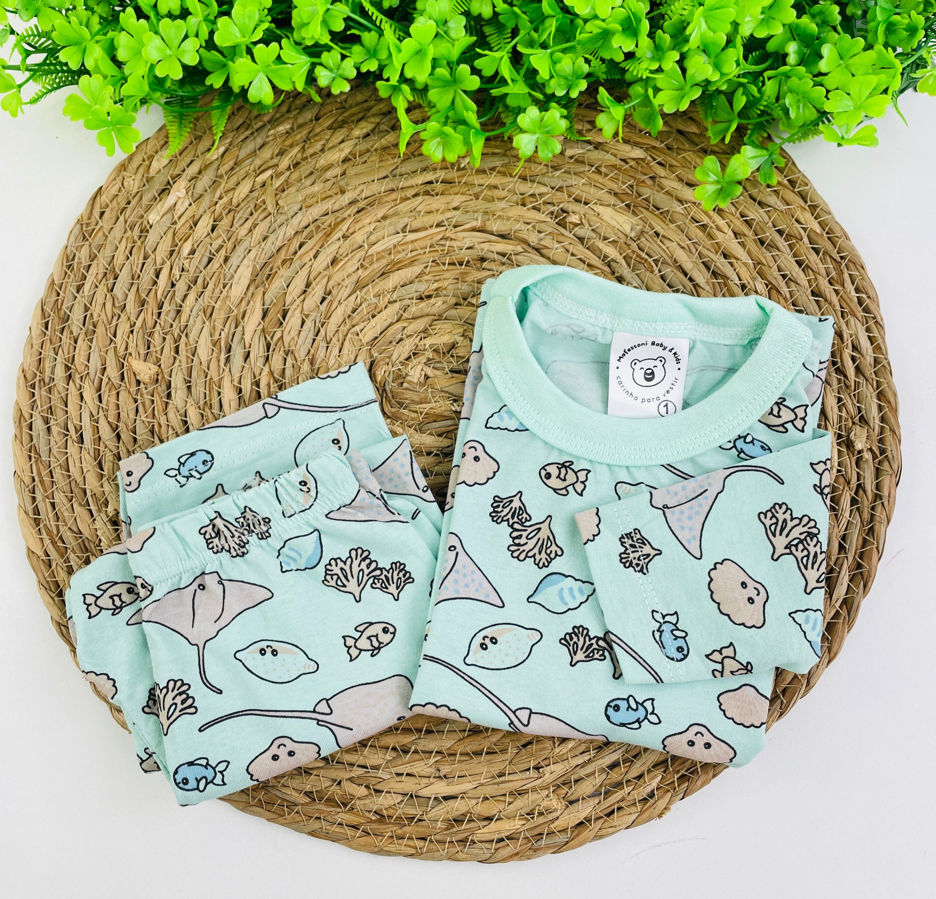Pijama Manga Longa Mafessoni Arraia