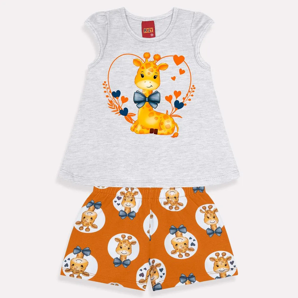 Conjunto Feminino Kyly Girafinha