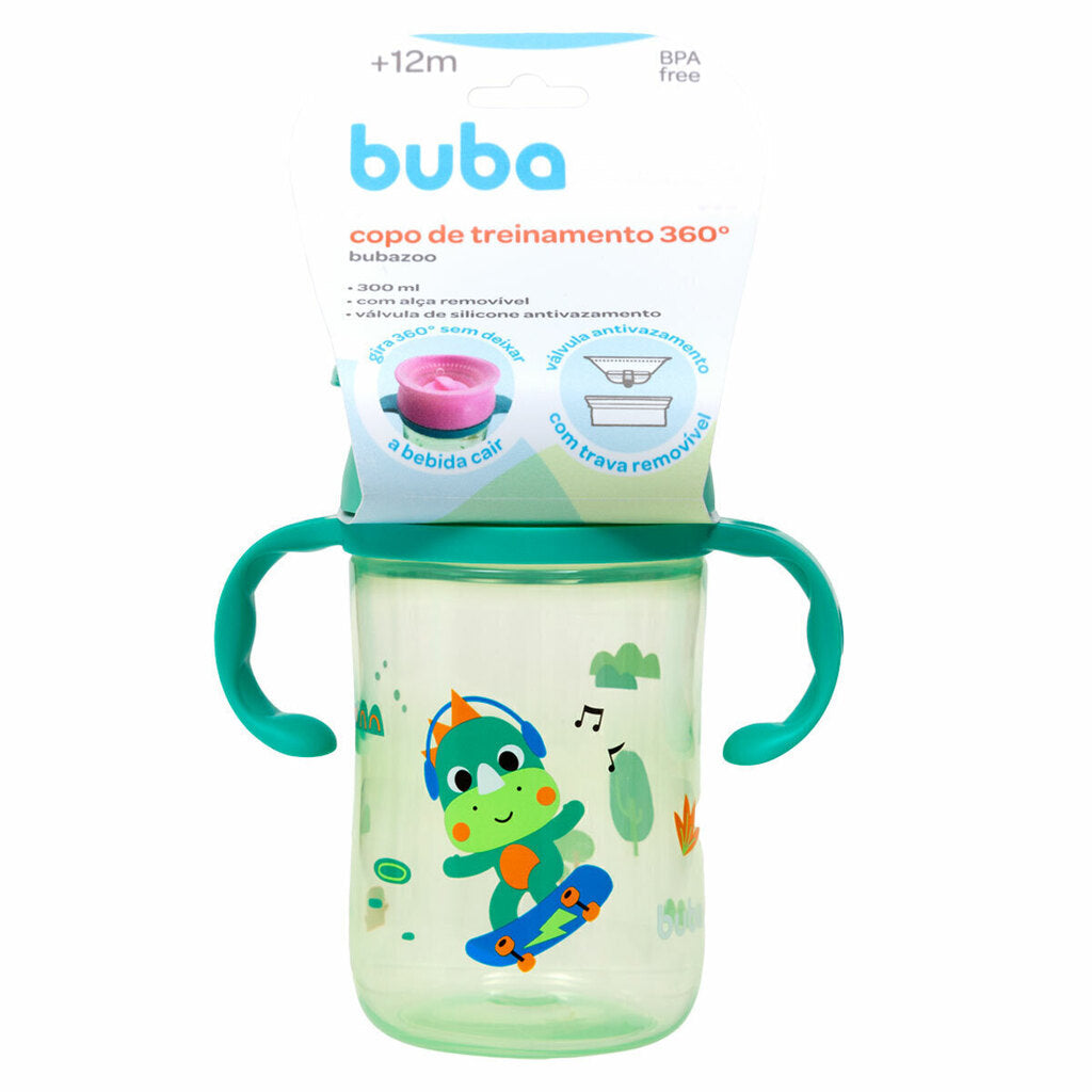 Copo De Treinamento 360 Buba Zoo Dino +12M - 300ML