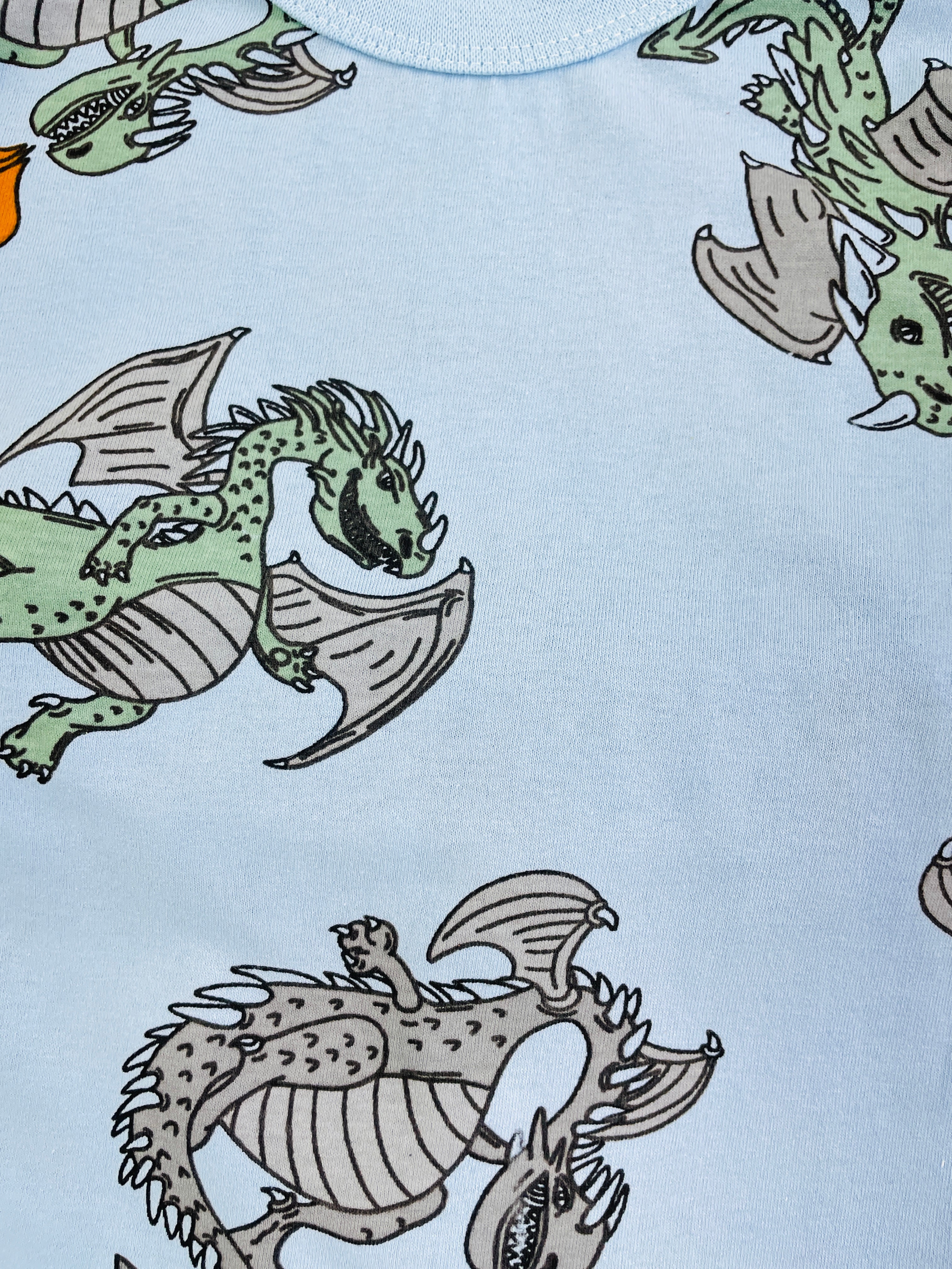 Pijama Manga Longa Mafessoni Dragão