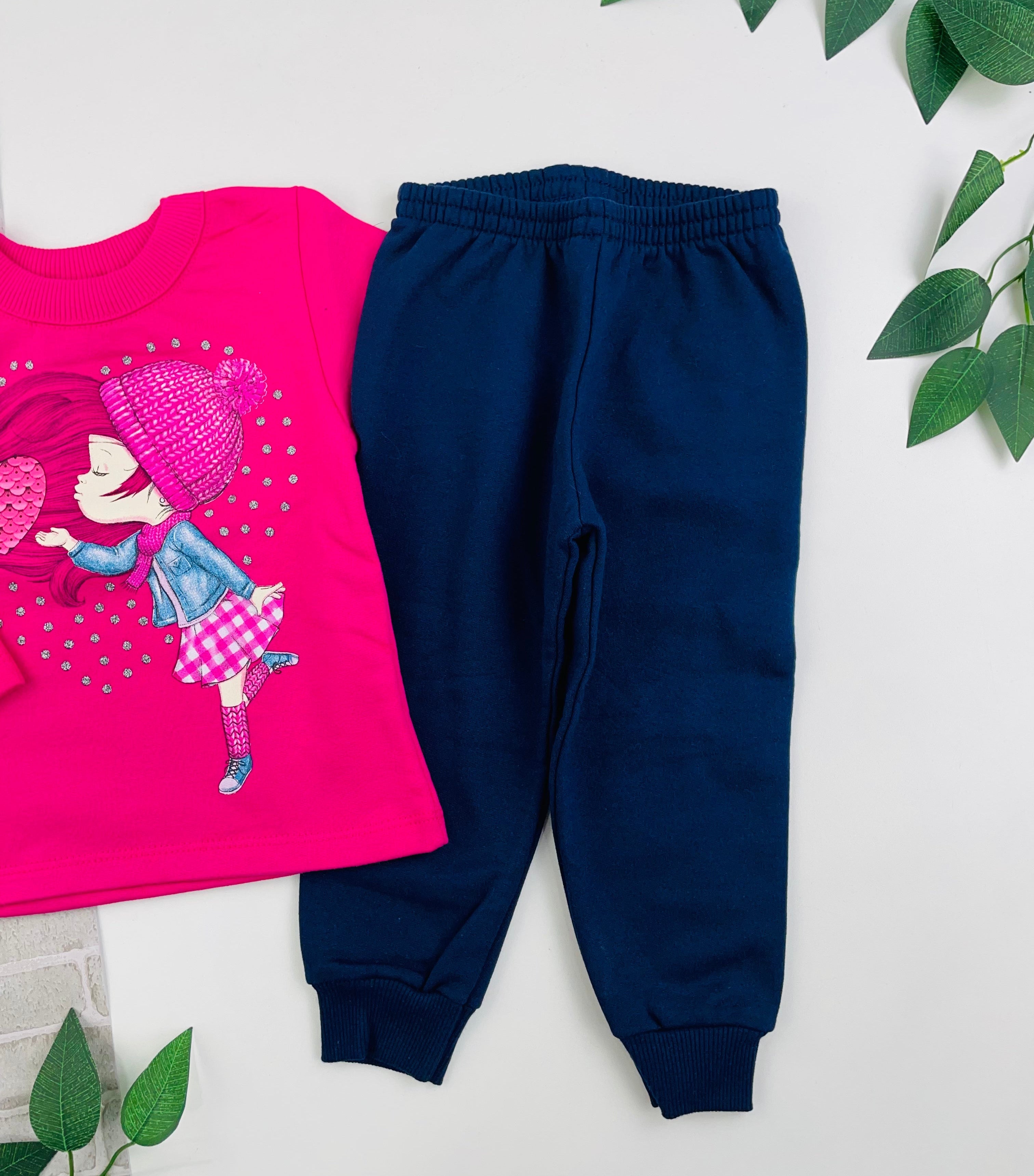 Conjunto Feminino Kyly Garota Coração