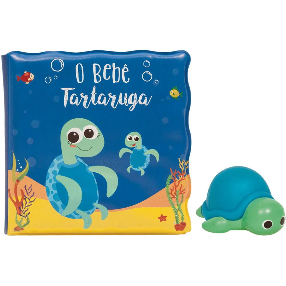 Livrinho Buba De Banho E Tartaruguinha Com Luz +6M