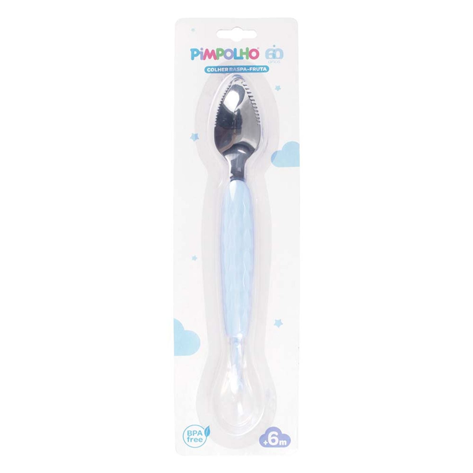 Colher Pimpolho Raspa Frutas +6m
