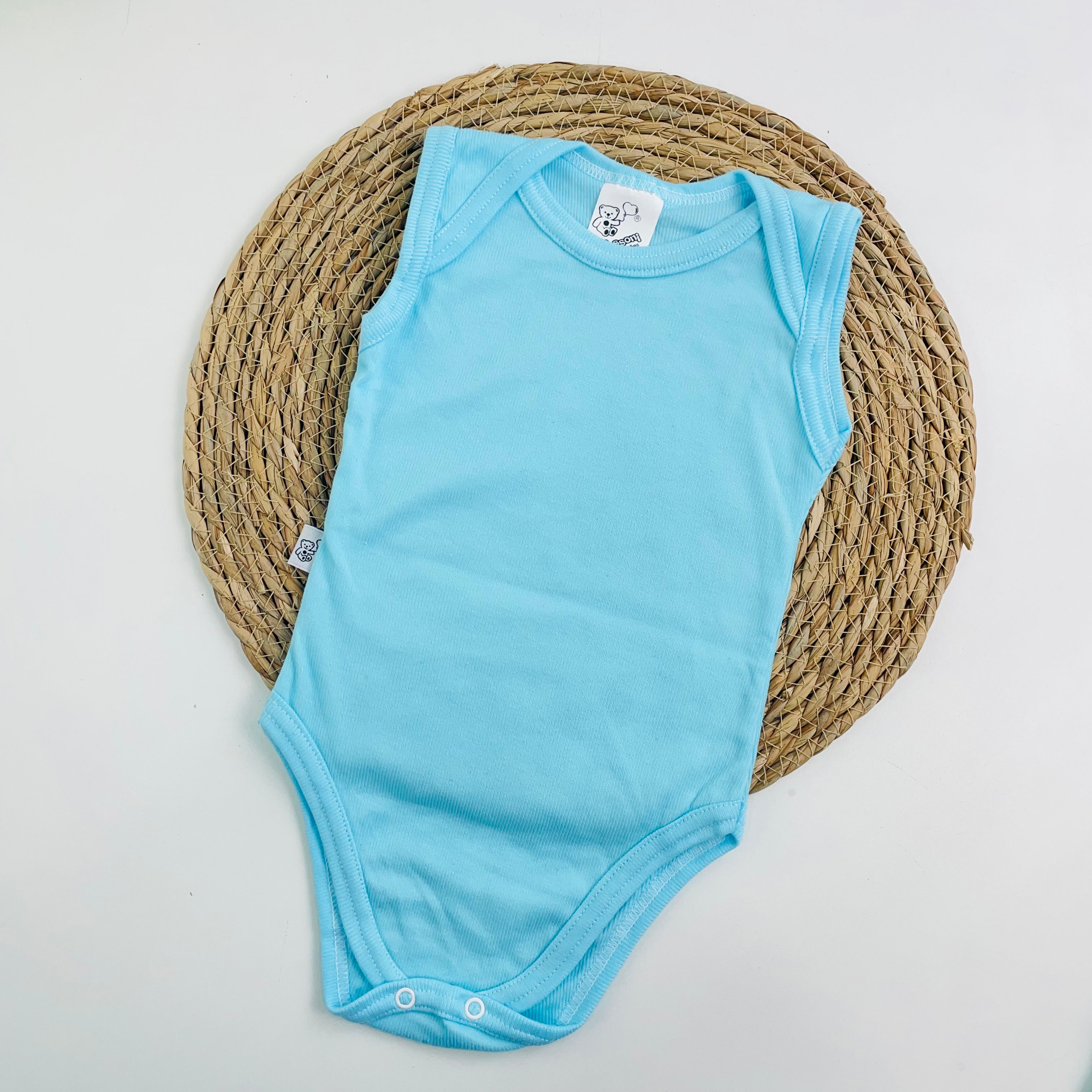 Body Regata Mafessoni Canelado Azul Claro