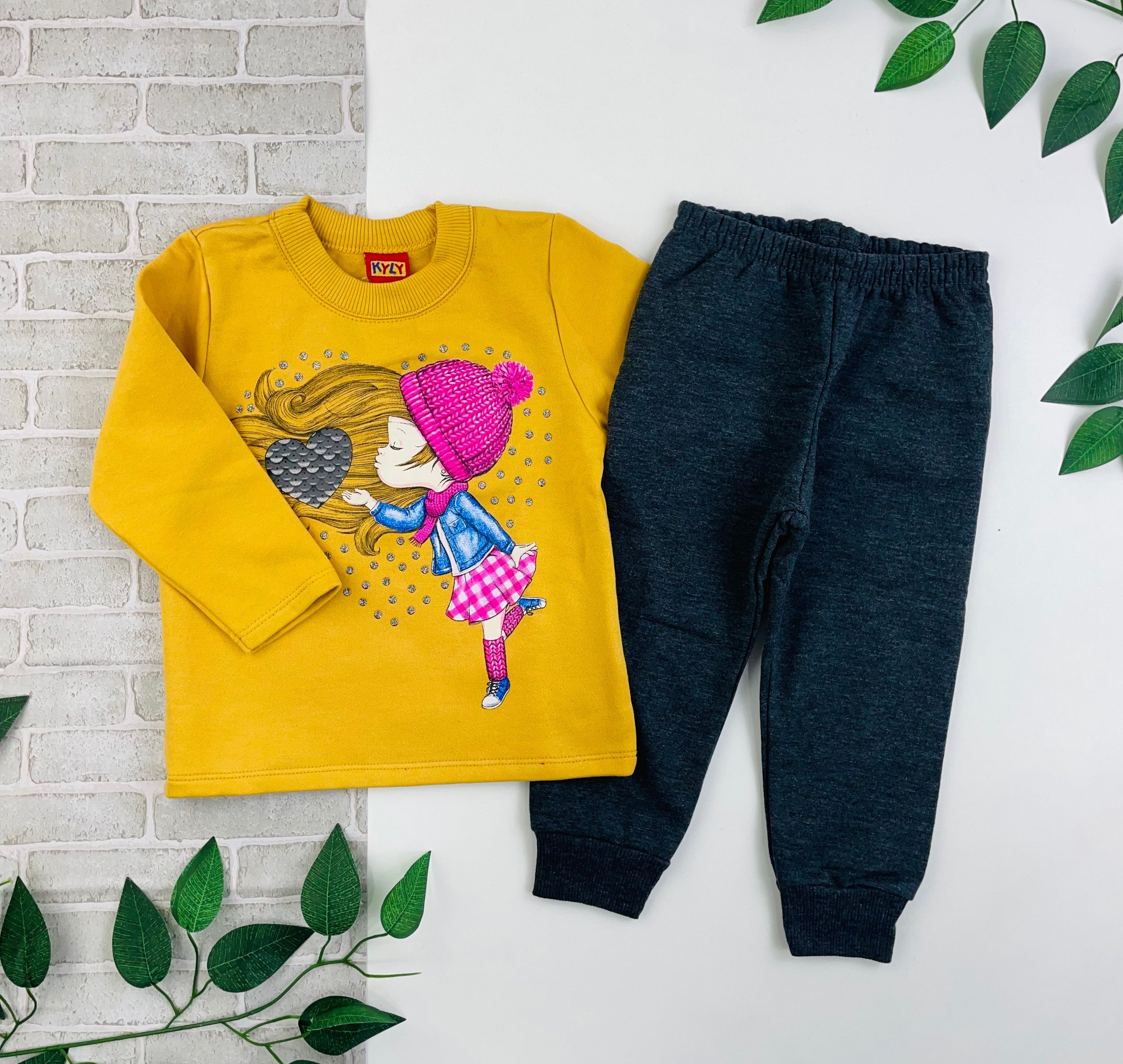 Conjunto Feminino Kyly Garota Coração