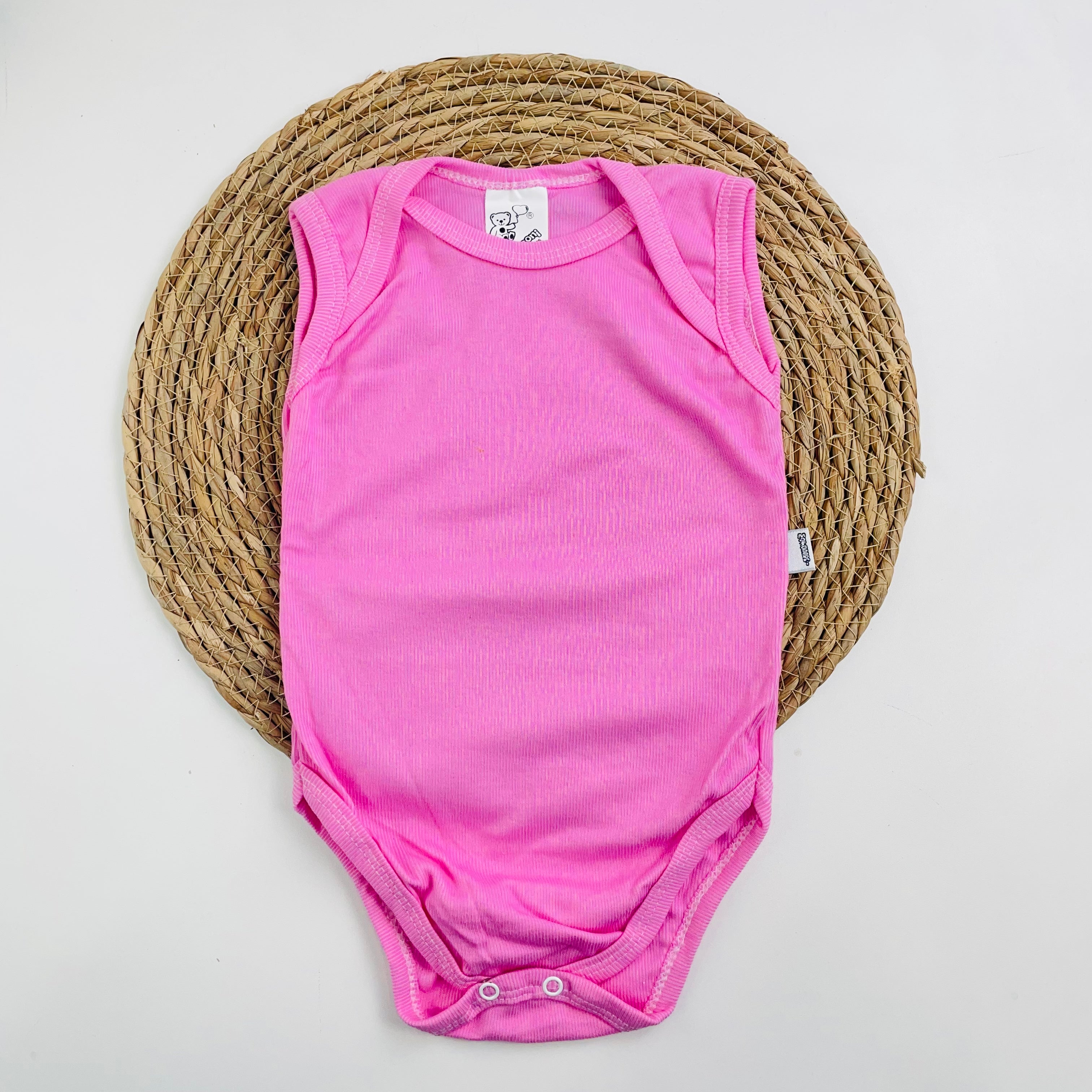 Body Regata Mafessoni Canelado Rosa