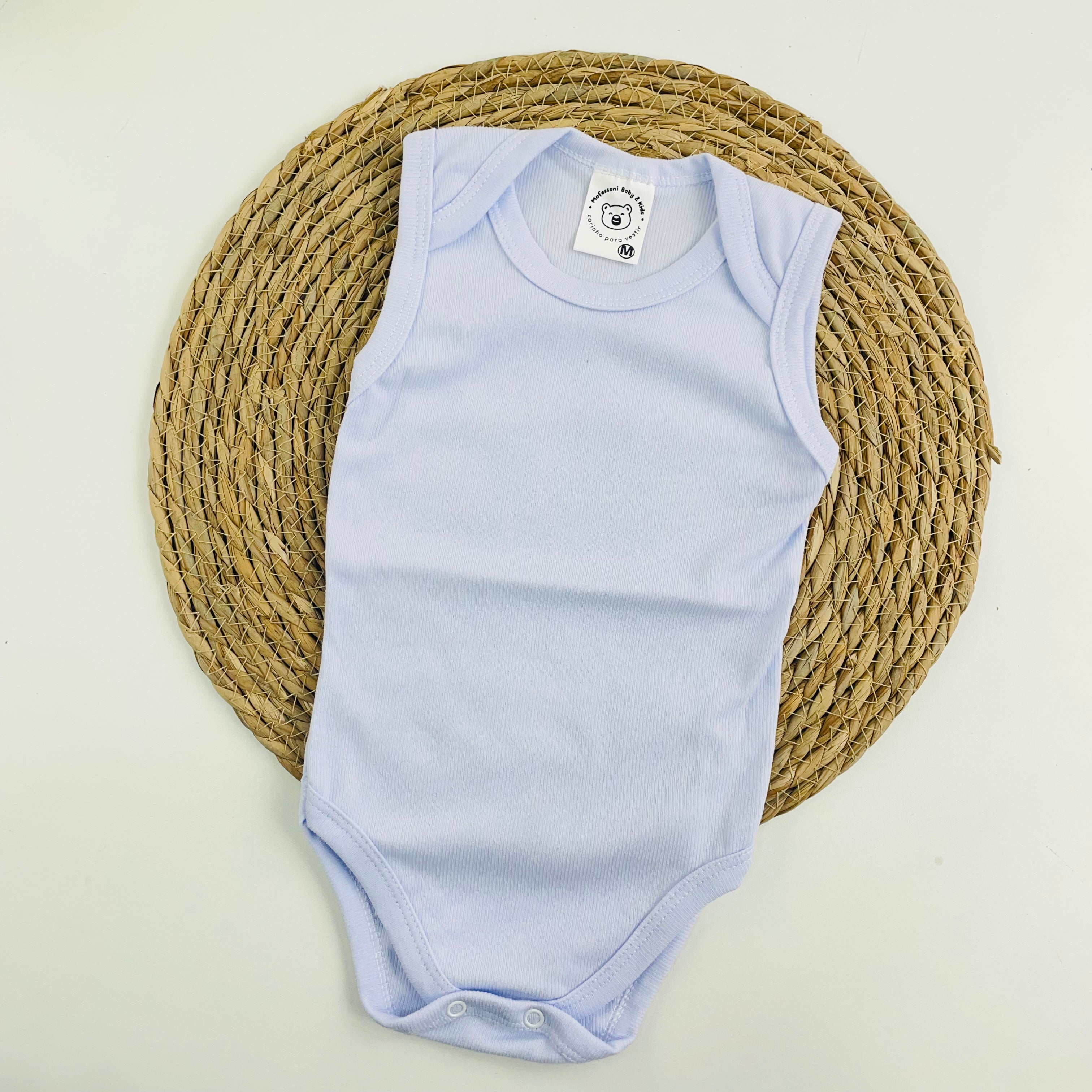 Body Regata Mafessoni Canelado Branco