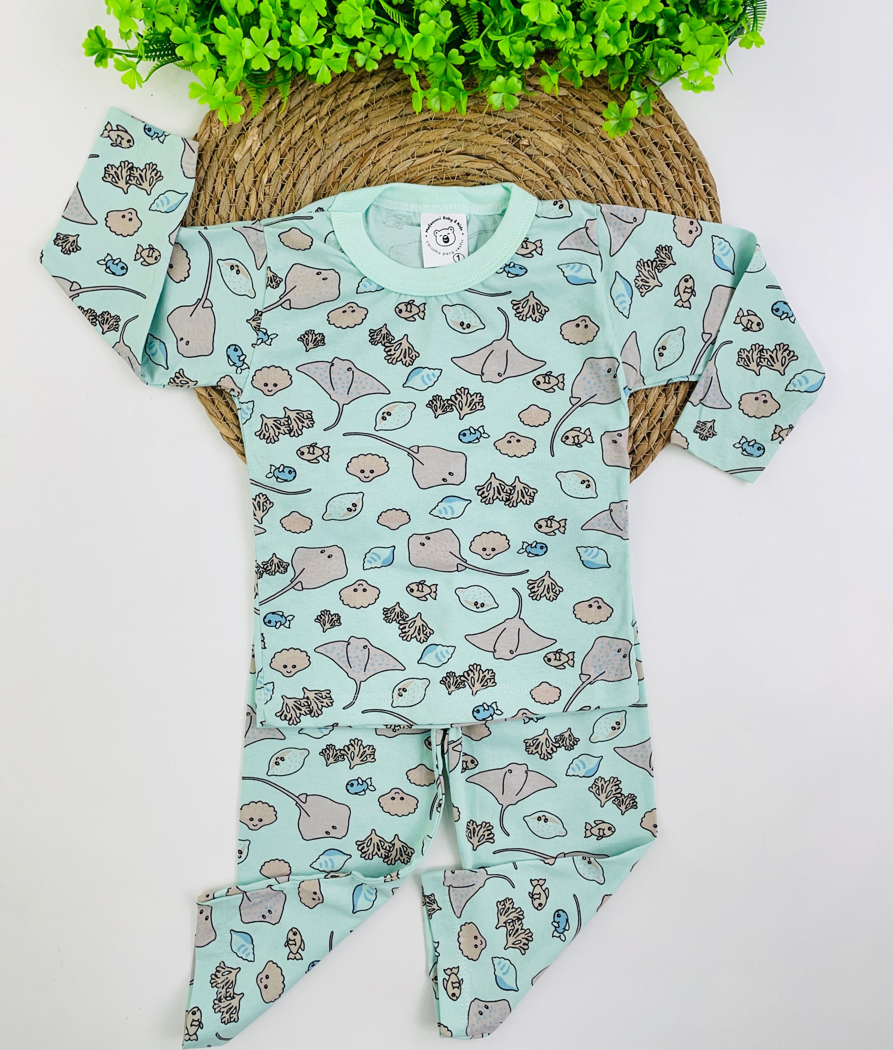 Pijama Manga Longa Mafessoni Arraia