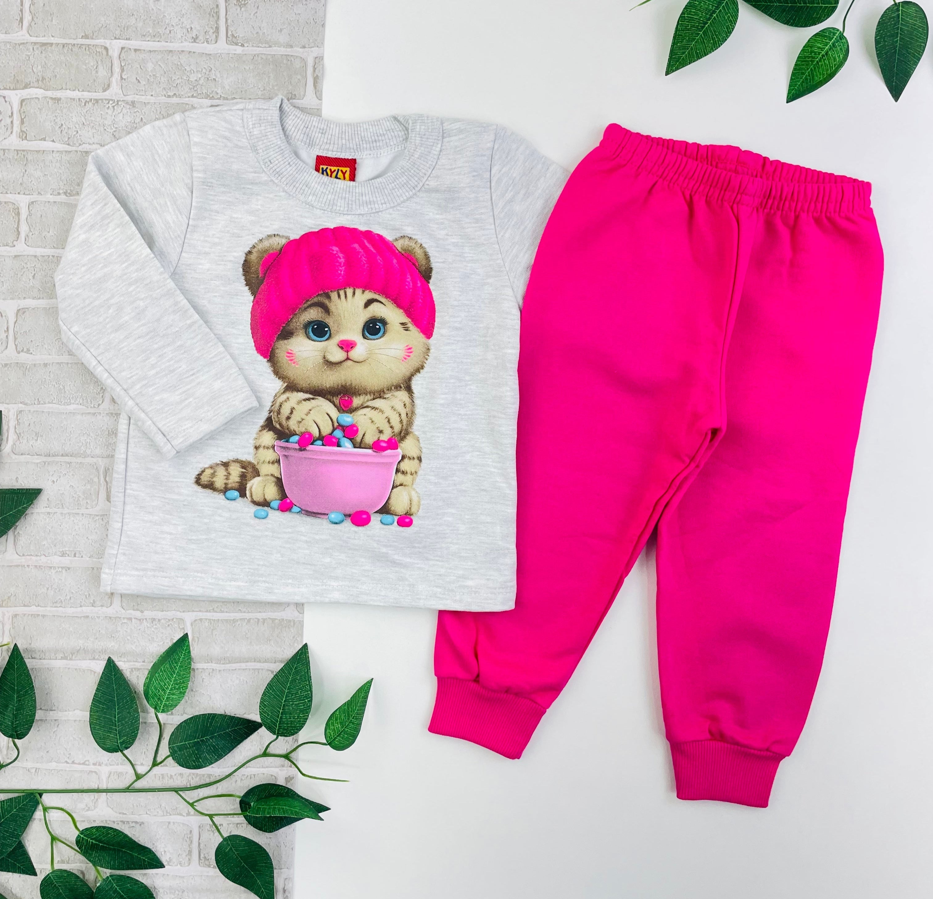 Conjunto Feminino Kyly Gatinha De Touca