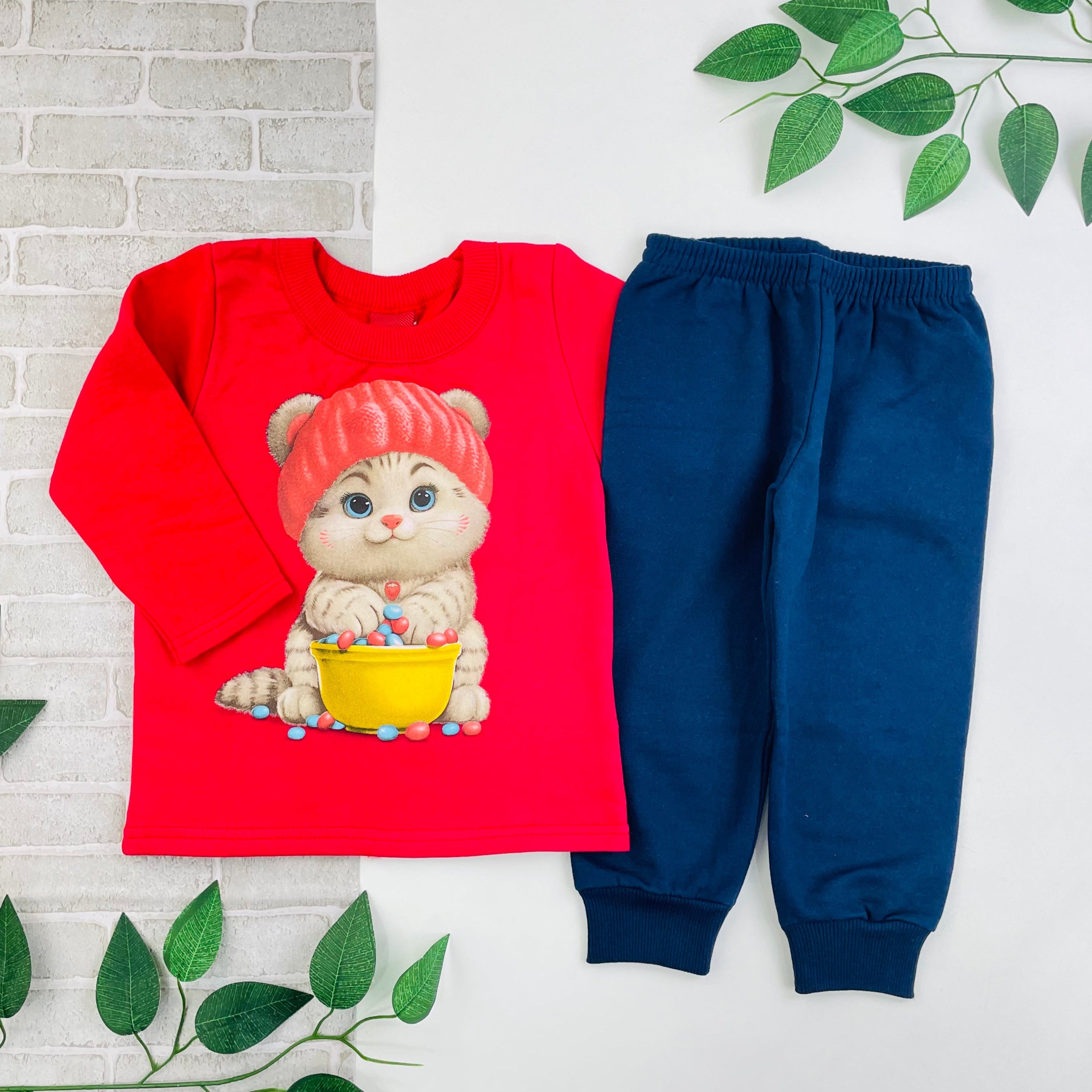 Conjunto Feminino Kyly Gatinha De Touca