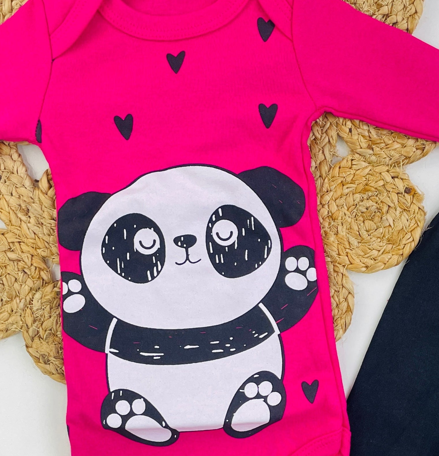 Conjunto Panda Body Manga Longa Calça