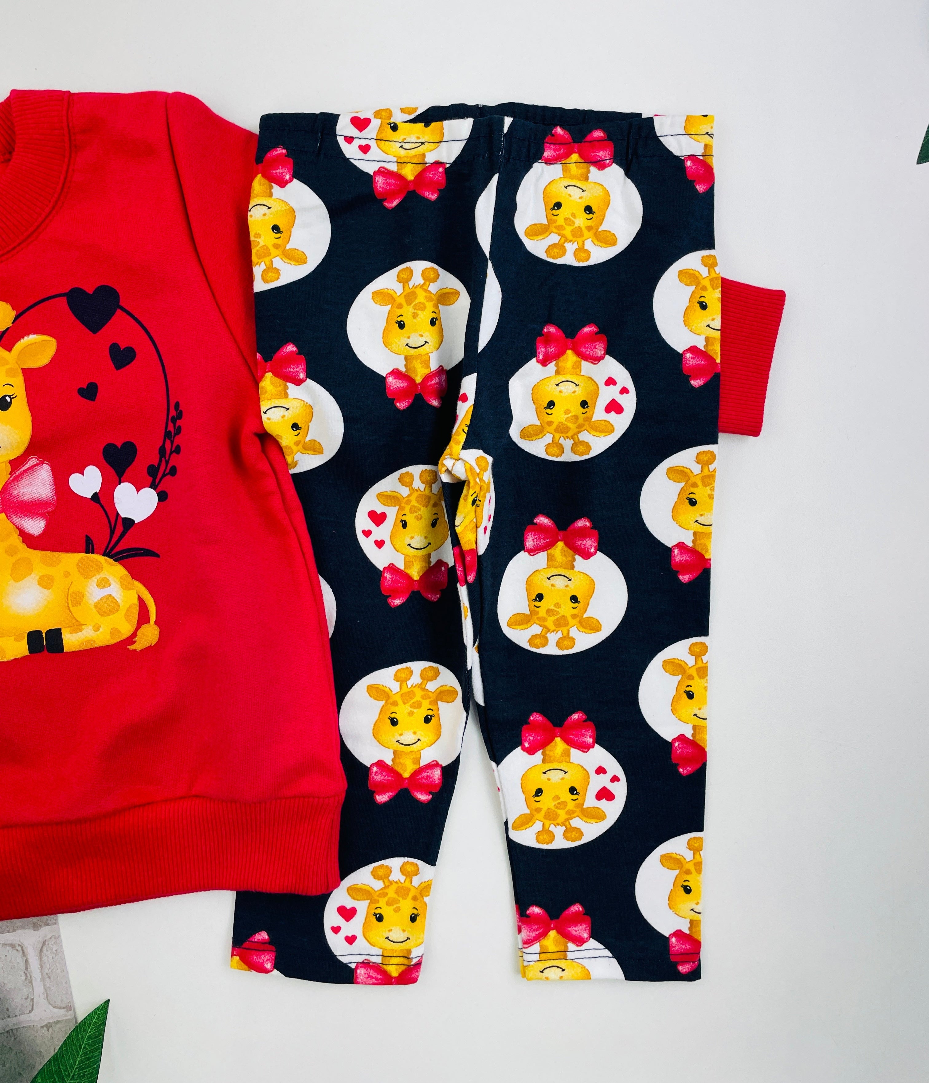 Conjunto Feminina Kyly Girafinha Coração