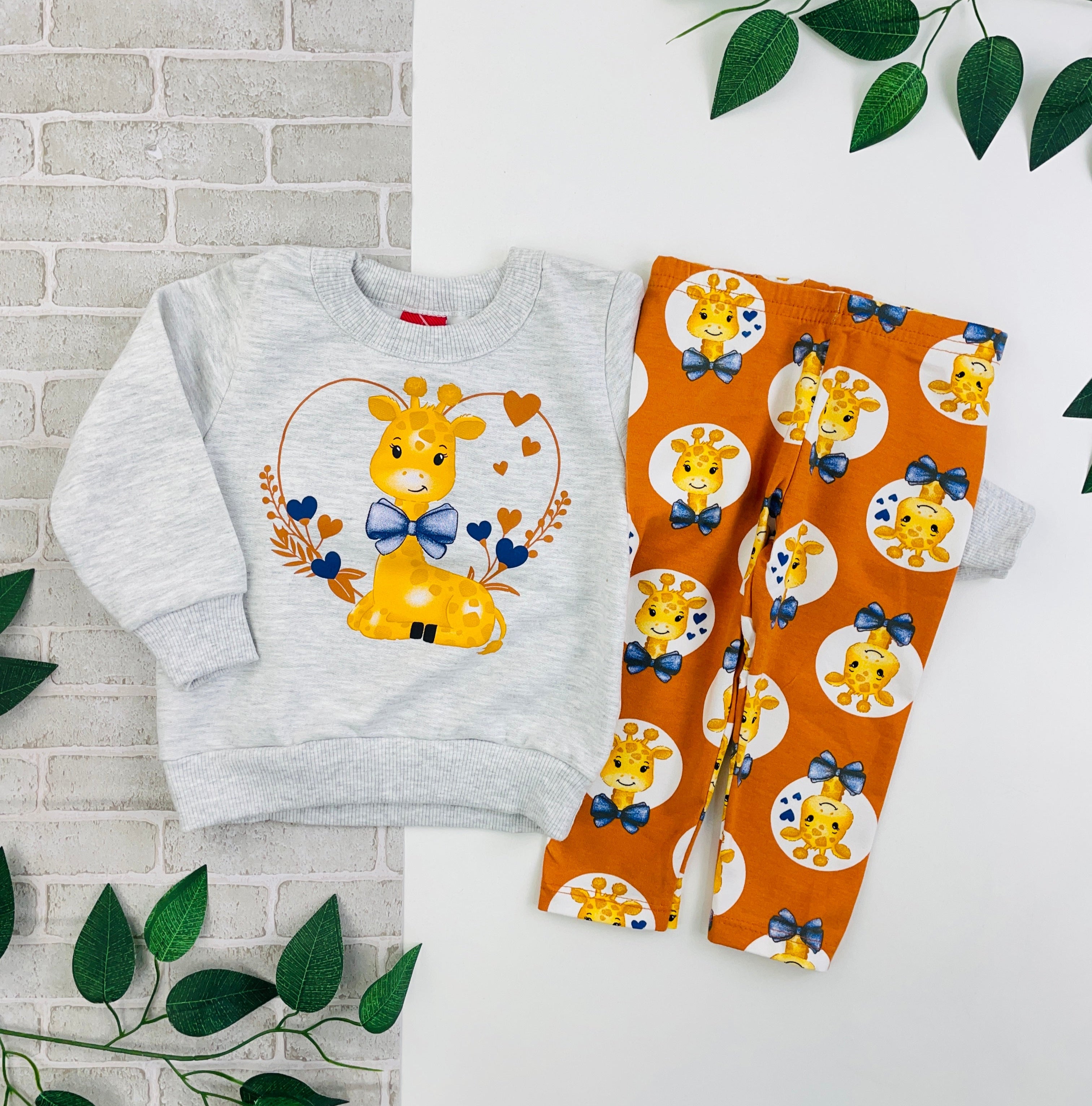 Conjunto Feminina Kyly Girafinha Coração