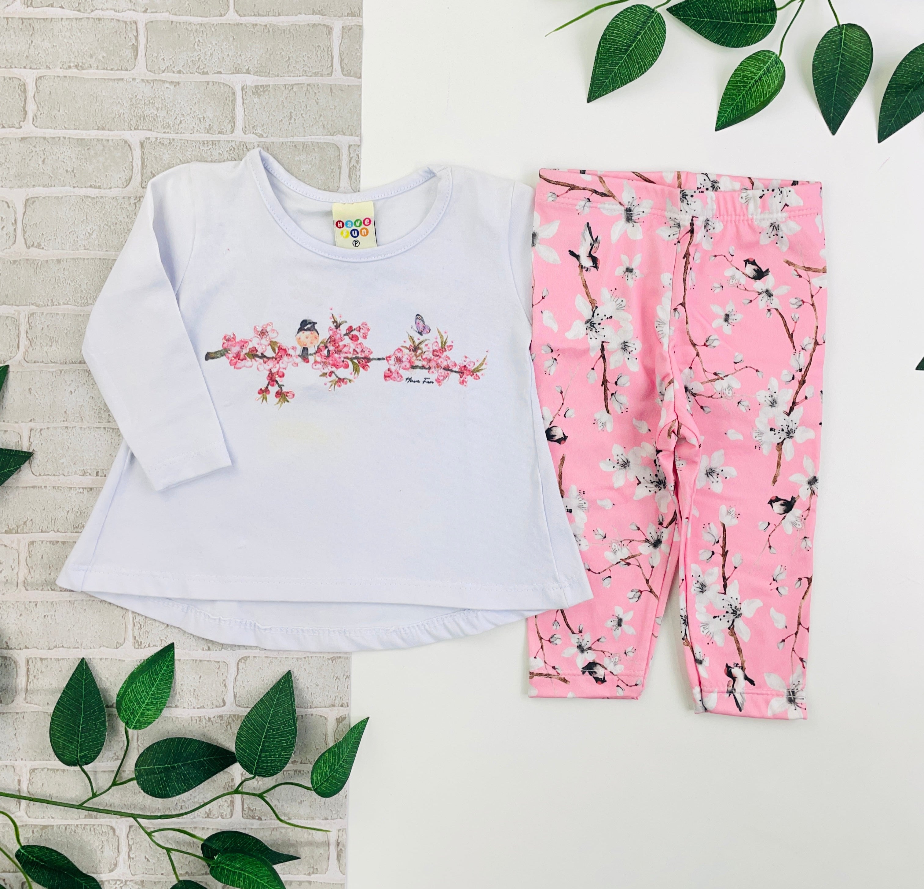 Conjunto Have Vun Birds Cotton
