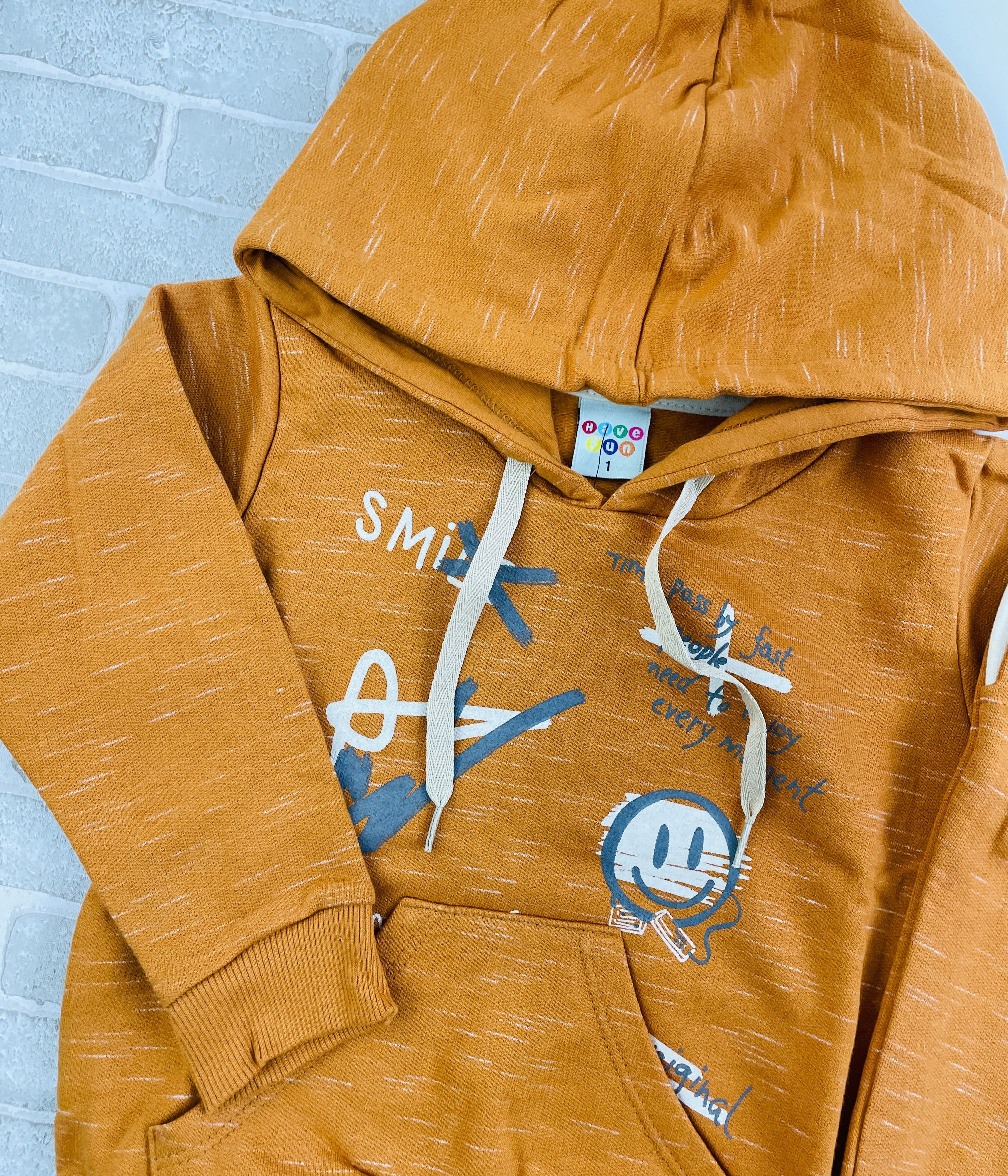Conjunto Have Fun Emoji Moletom