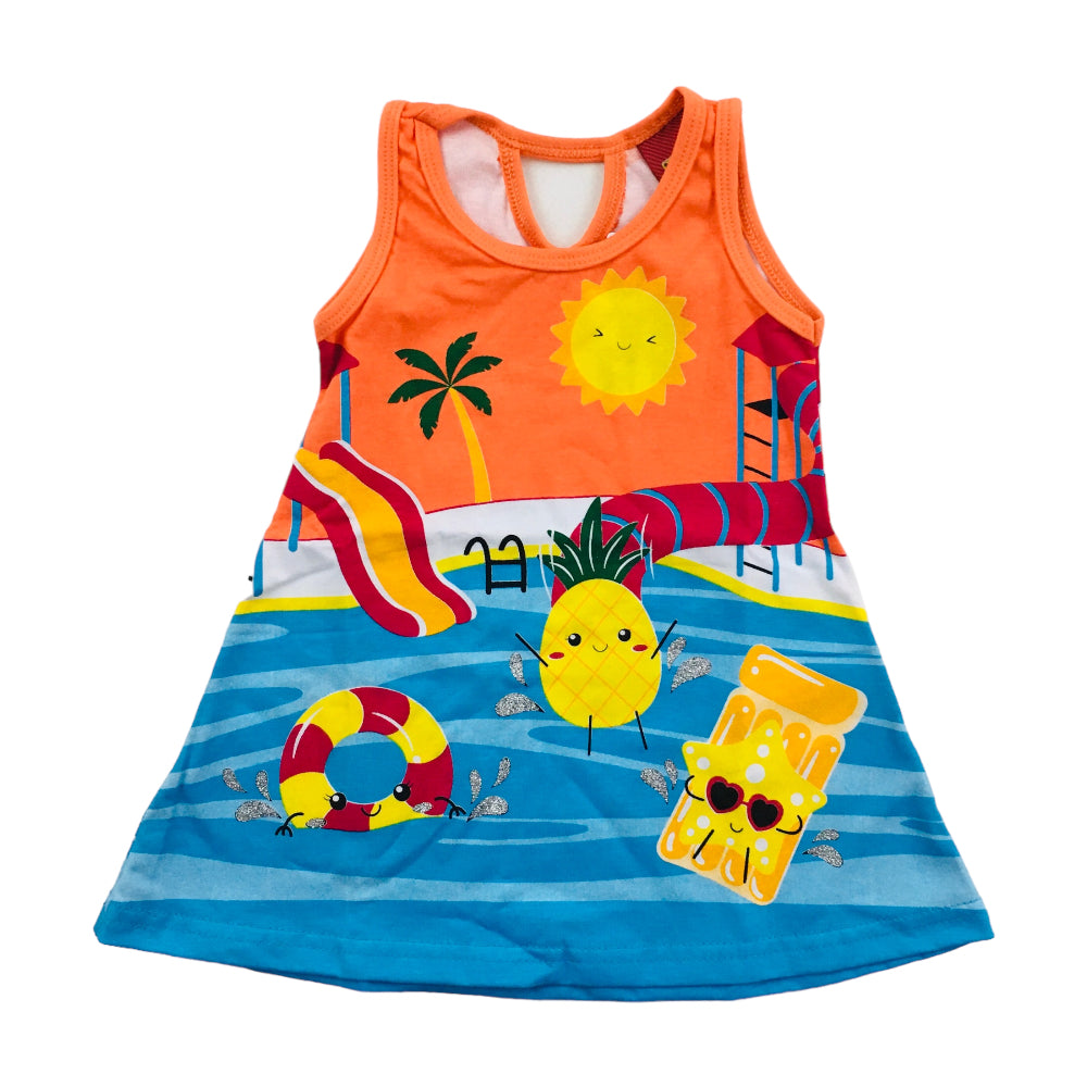Vestido Picsina Frutinhas Kyly