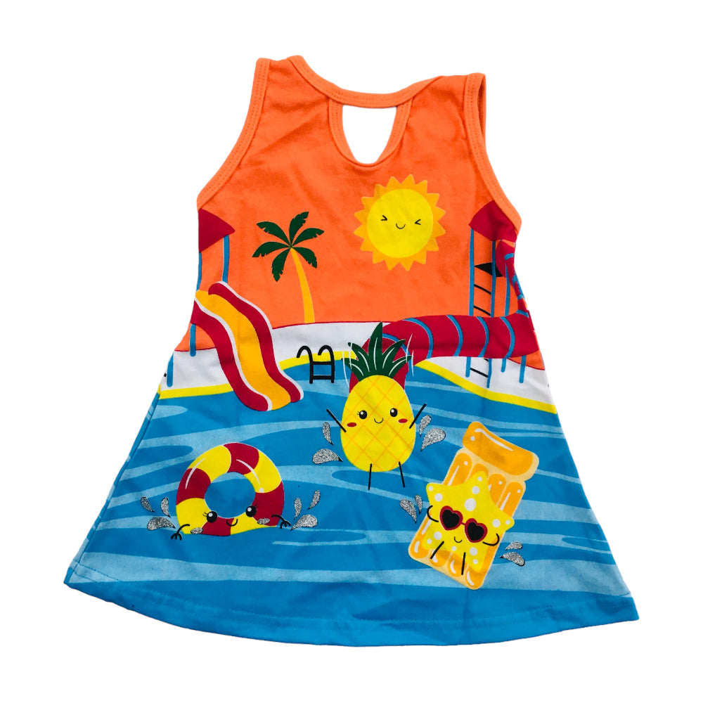 Vestido Picsina Frutinhas Kyly