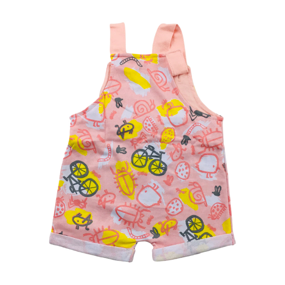 Jardineira Feminina Have Fun Estampada Moletim