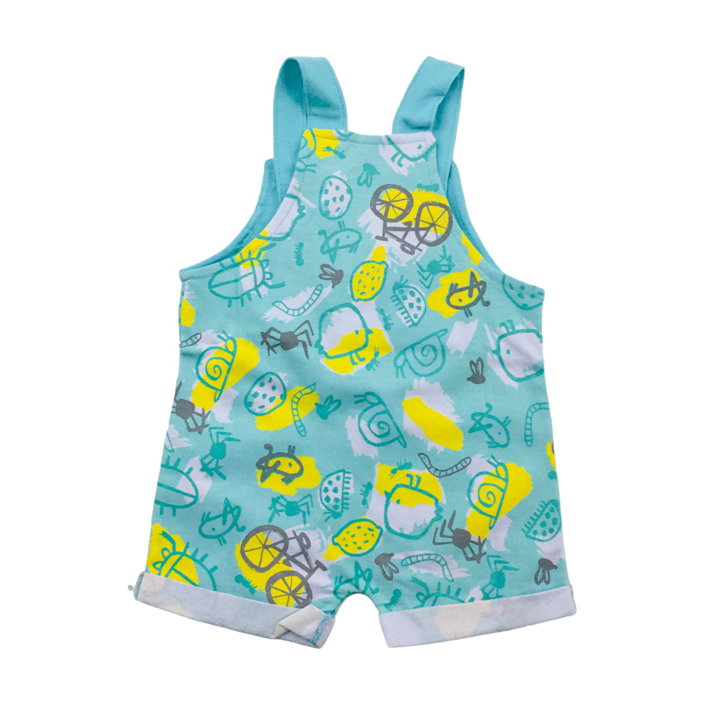 Jardineira Feminina Have Fun Estampada Moletim