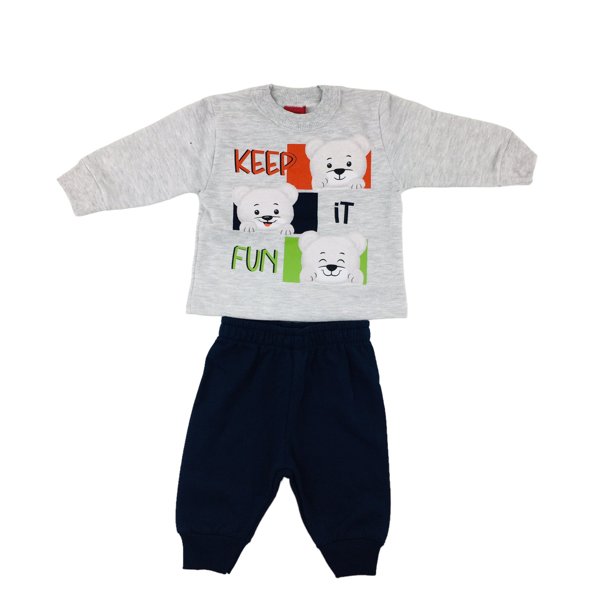 Conjunto Masculino Kyly Keep it Ursinhos