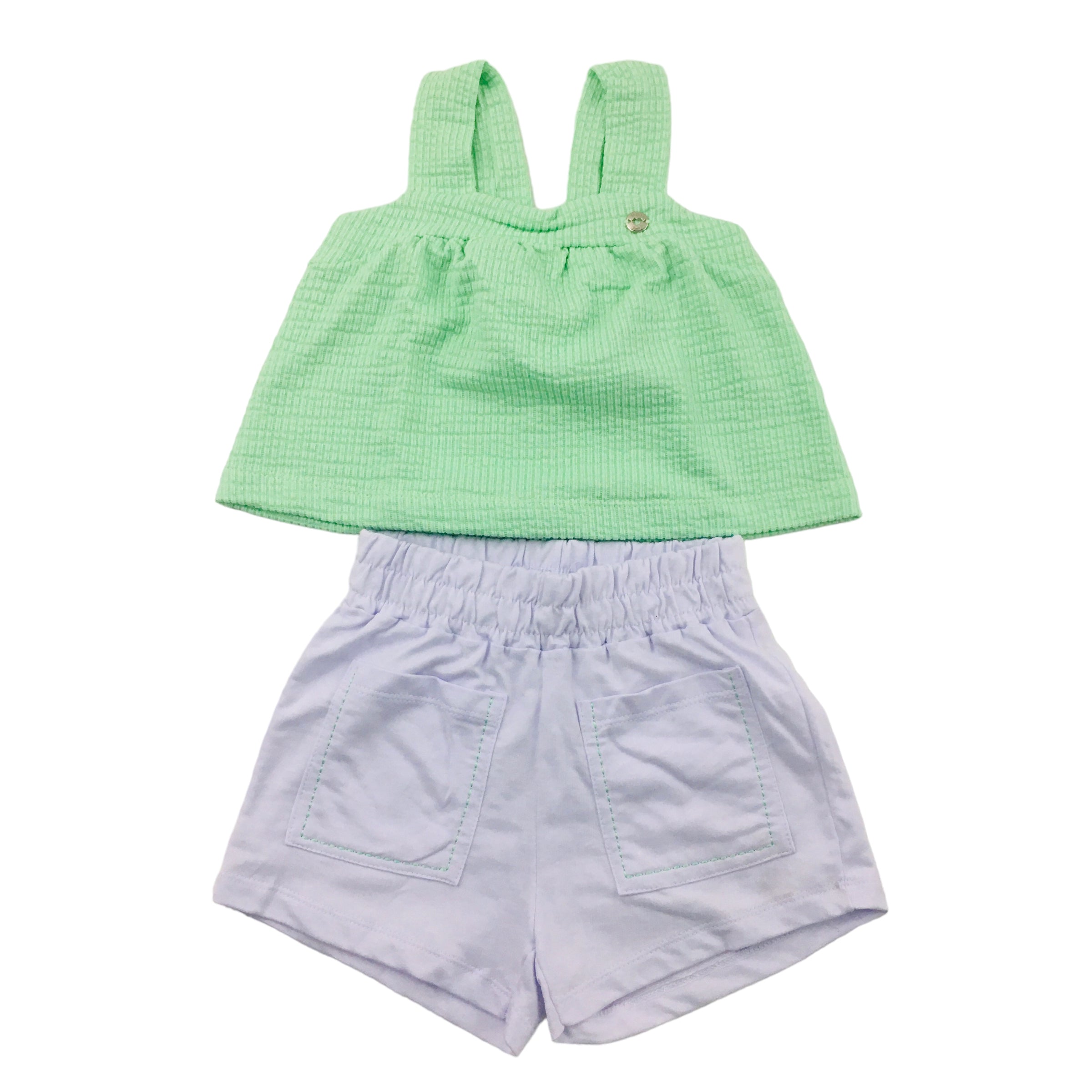 Conjunto Feminino Have Fun Memorias Malha Canelada