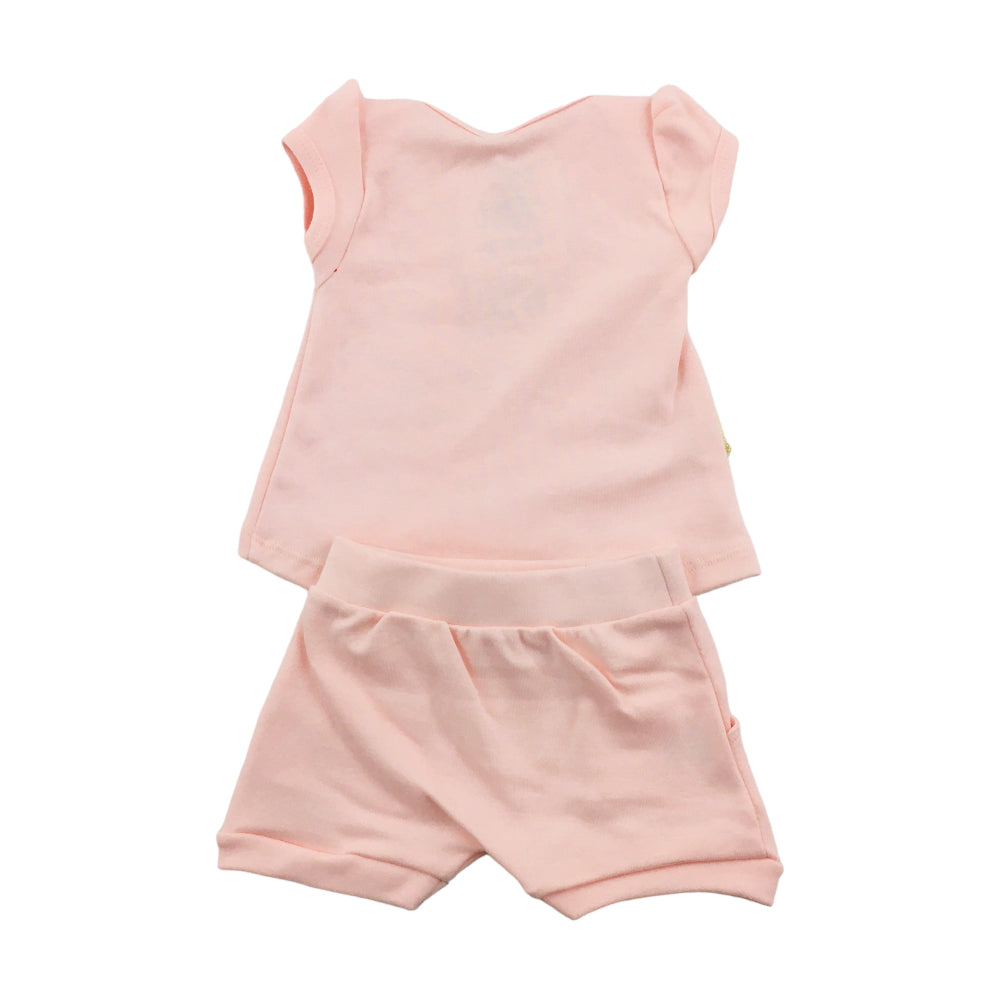 Conjunto Feminino Yuks Elefantinha Blusa Manga Curta E Short