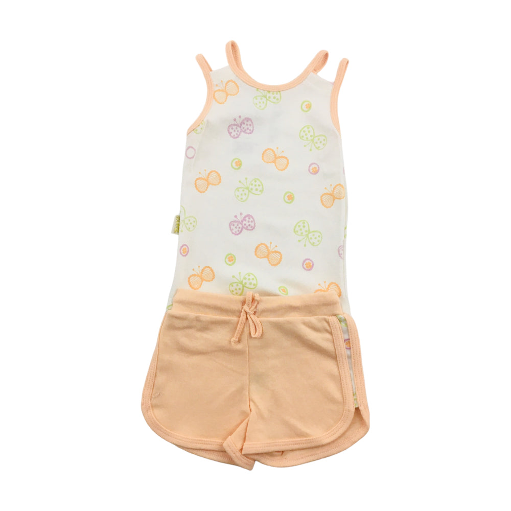 Conjunto Feminino Yuks Borboletas Blusa Alcinha E Short