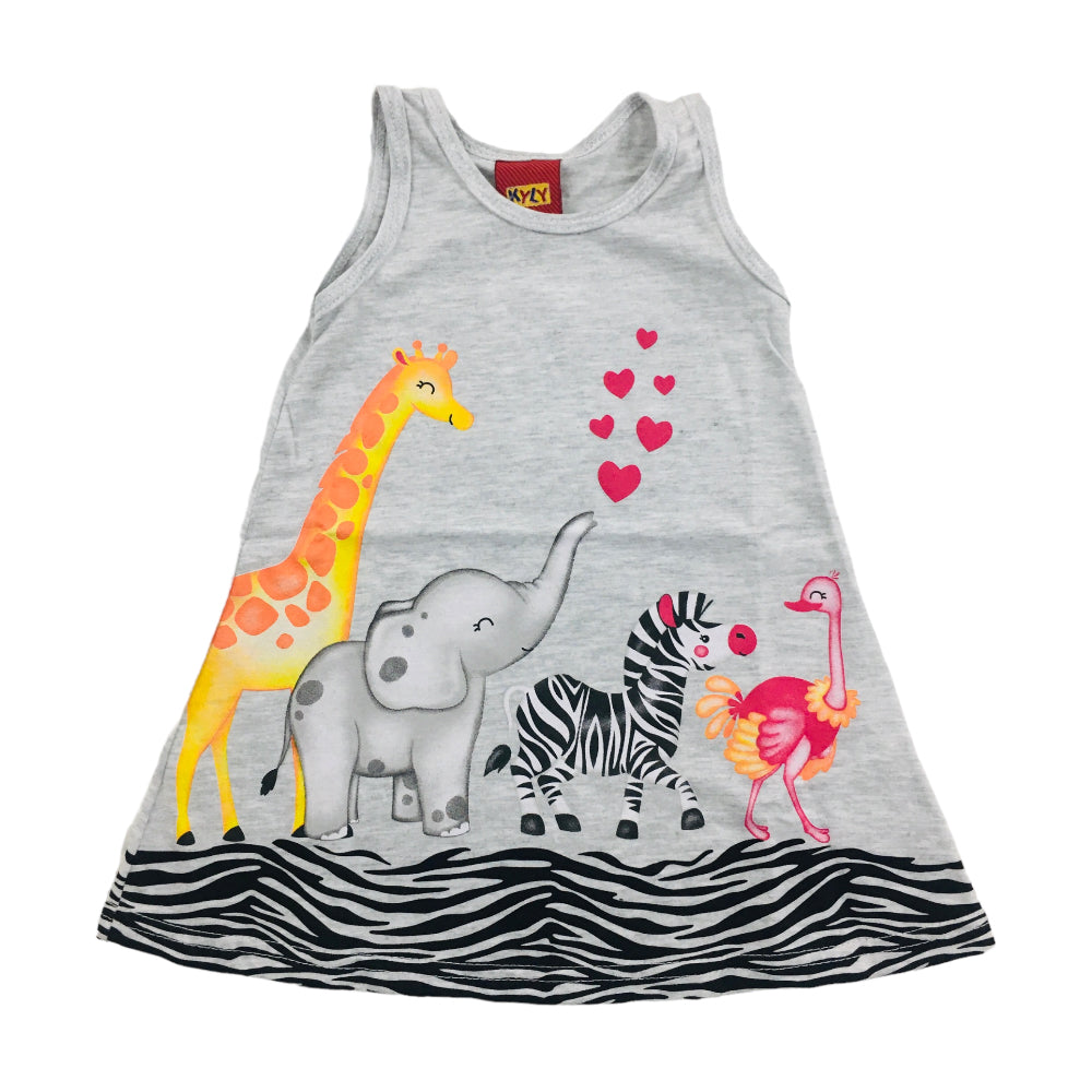 Vestido Kyly Estampado Selva