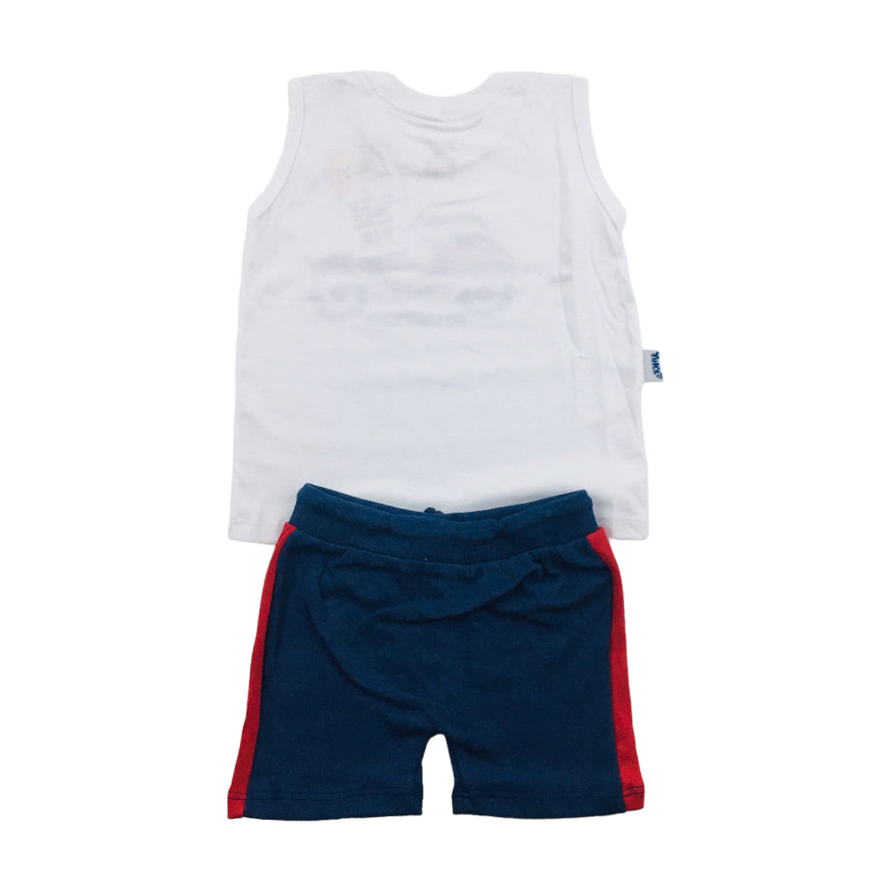 Conjunto Masculino Yuks Lambreta Regata E Bermuda