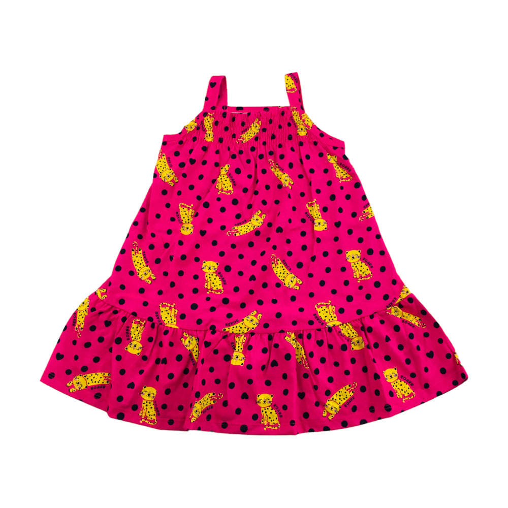Vestido Oncinha Com Poa Kyly
