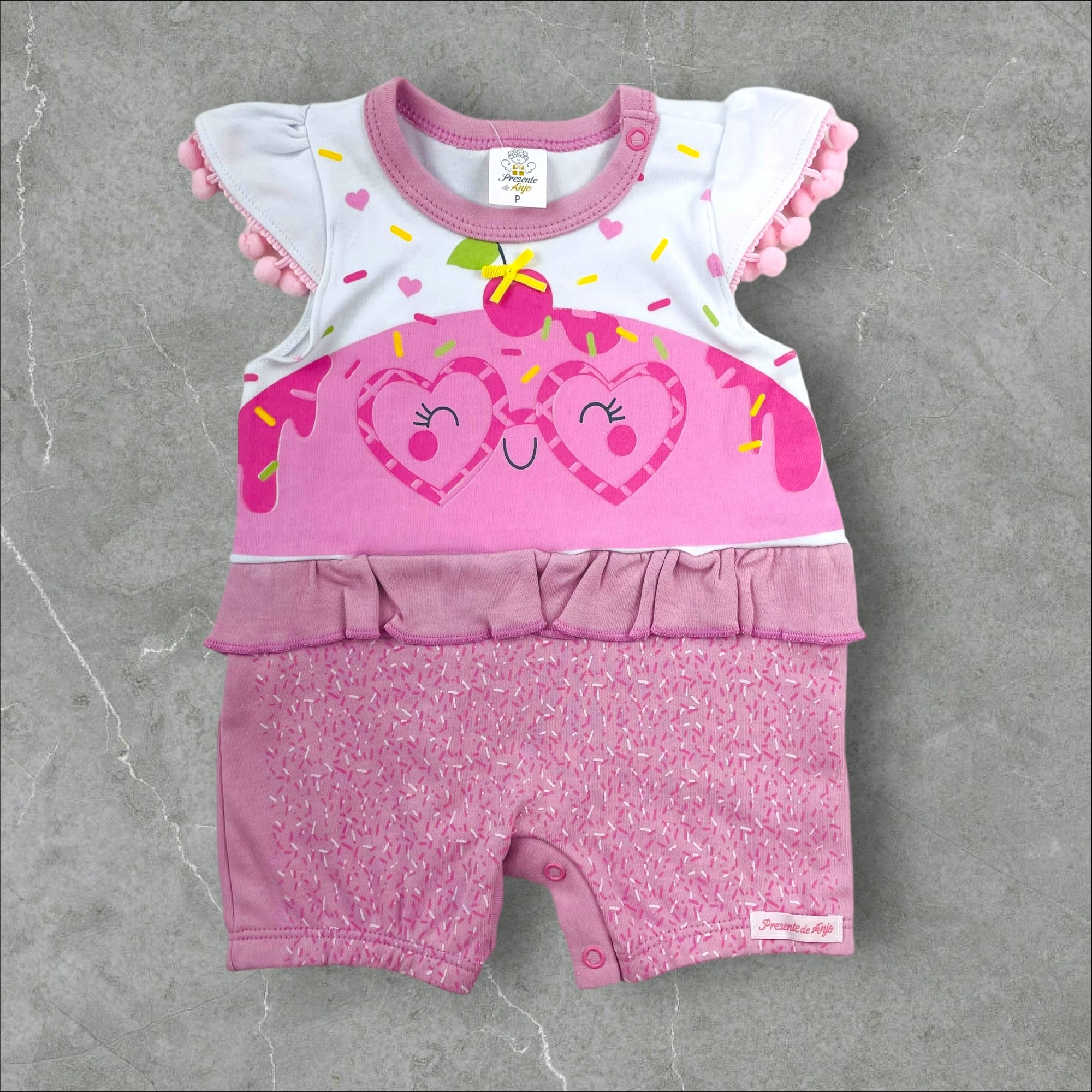 Macacão Presente De Anjo Sorvete