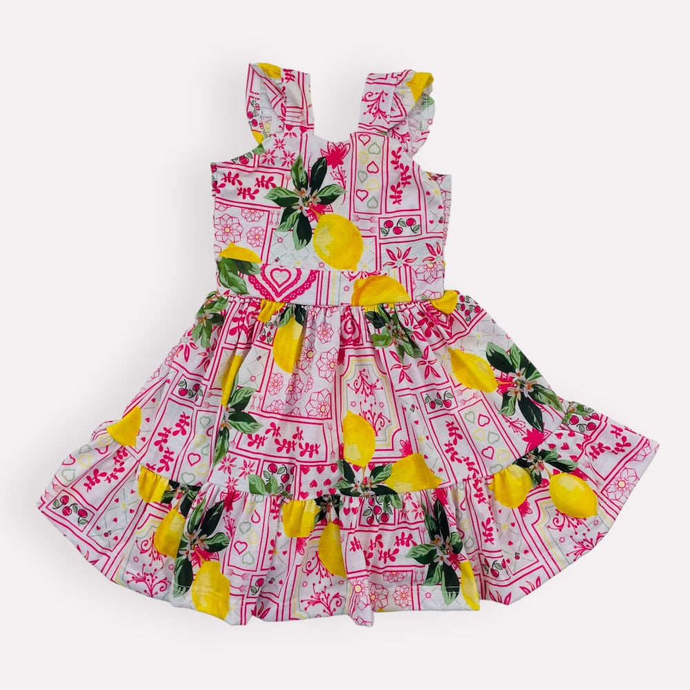 Vestido Brincar E Arte Limões