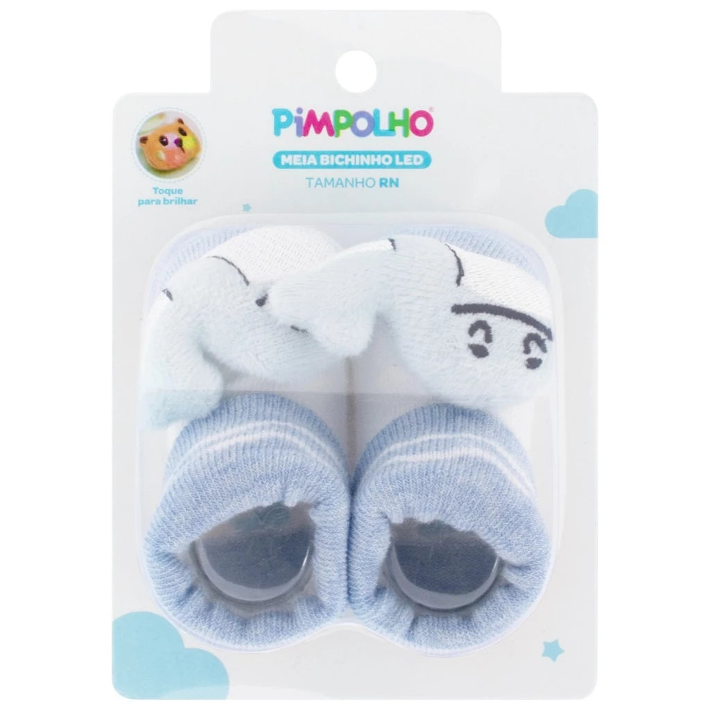Meia Masculina Pimpolho Bichinho Led RN