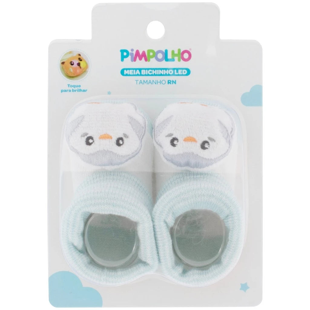 Meia Masculina Pimpolho Bichinho Led RN