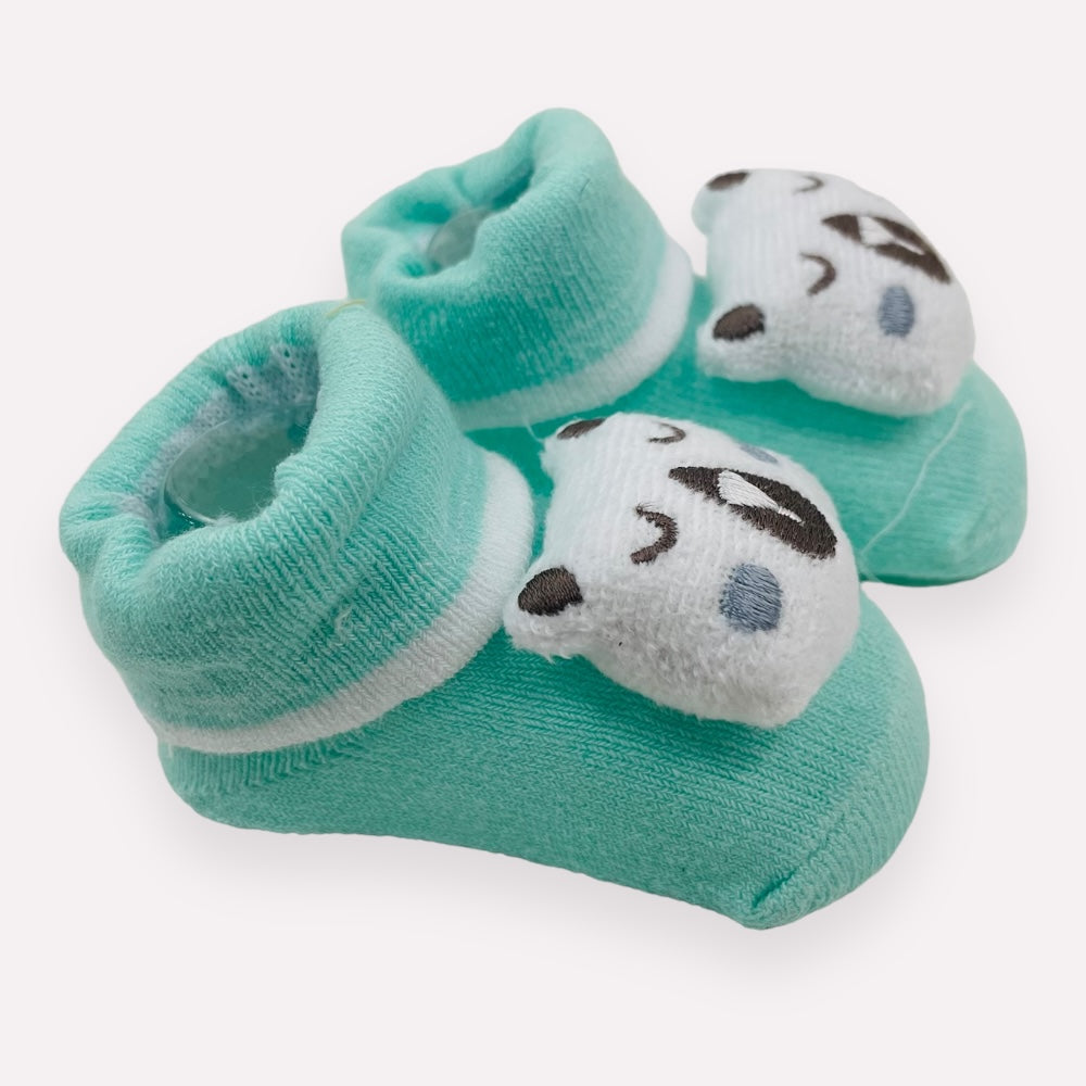 Meia Bichinho Pimpolho Urso Verde Rn