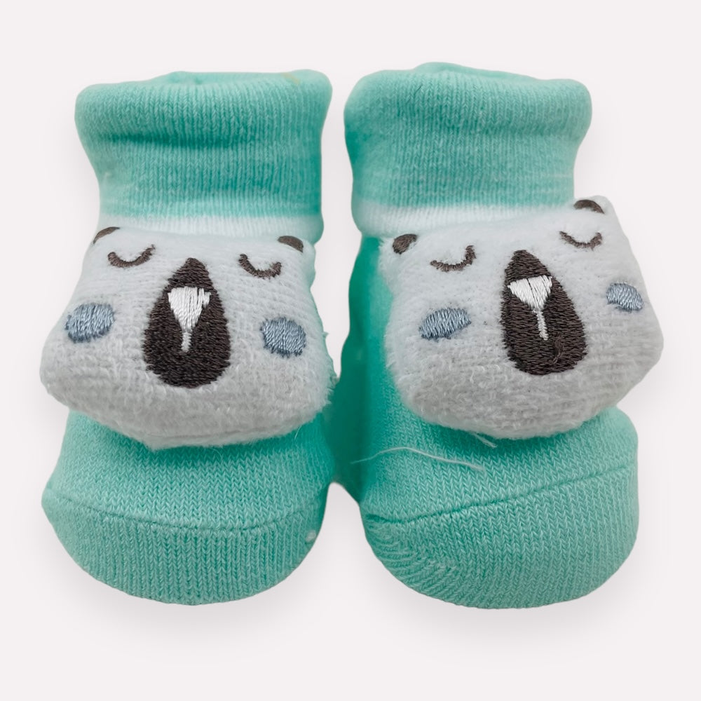 Meia Bichinho Pimpolho Urso Verde Rn