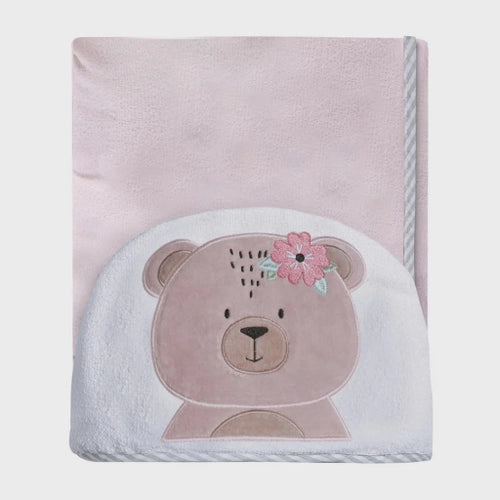 Toalha De Banho Felpuda Ursa Ema Papi Friends