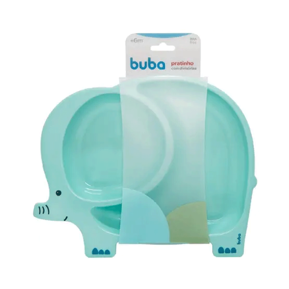 Prato Buba Baby Com Divisoria Elefante Buba