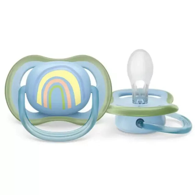 Chupeta Avent Ultra Air Arco Iris 0-6 M - Azul