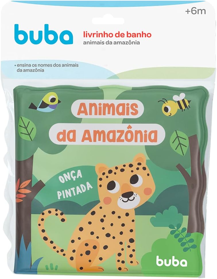 Livrinho Buba De Banho Animais Da Amazônia +6 Meses