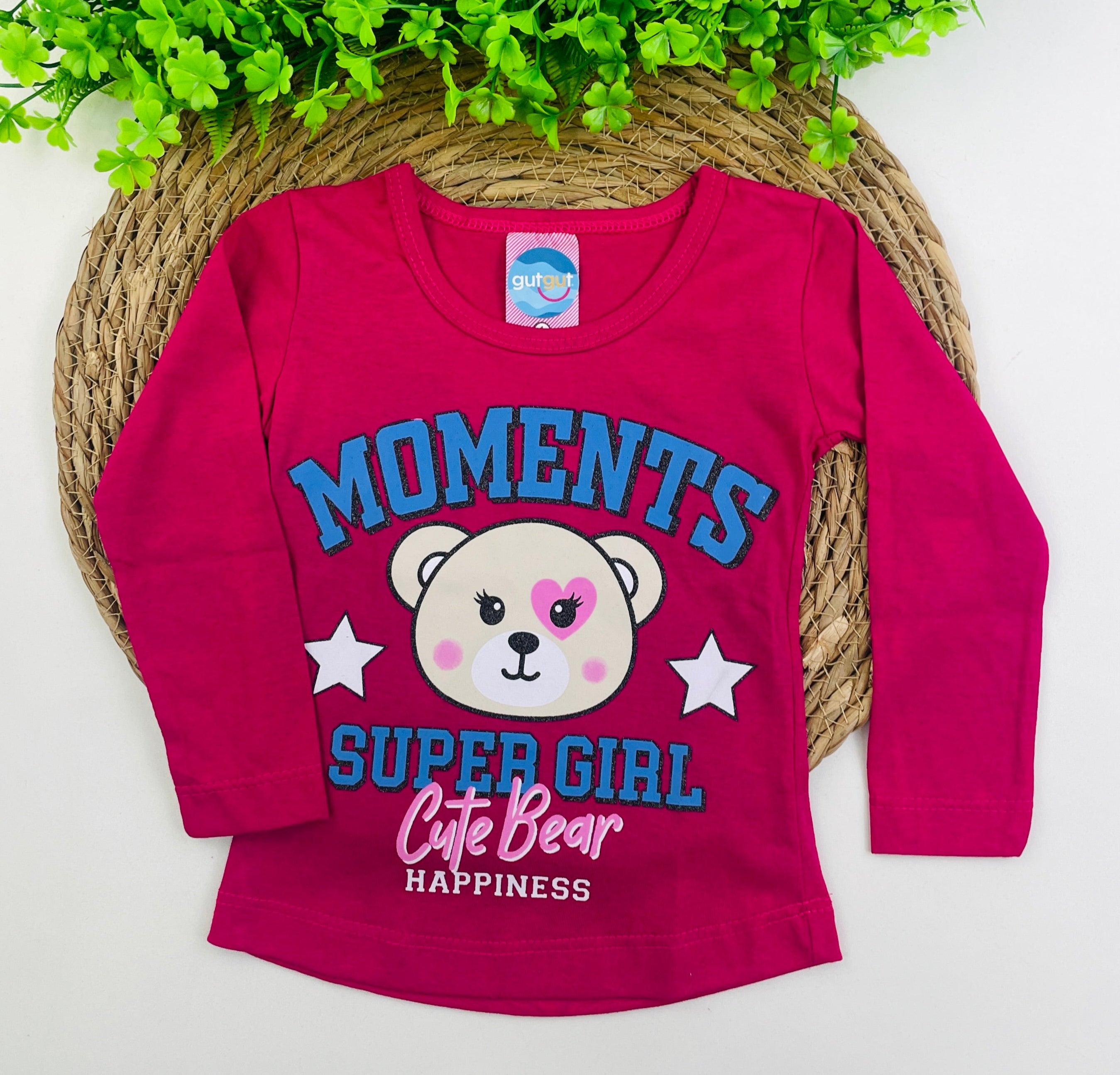 Blusa Manga Longa Fashion Kids Moments