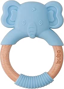Mordedor Buba Elefante Em Silicone E Bambu +4M