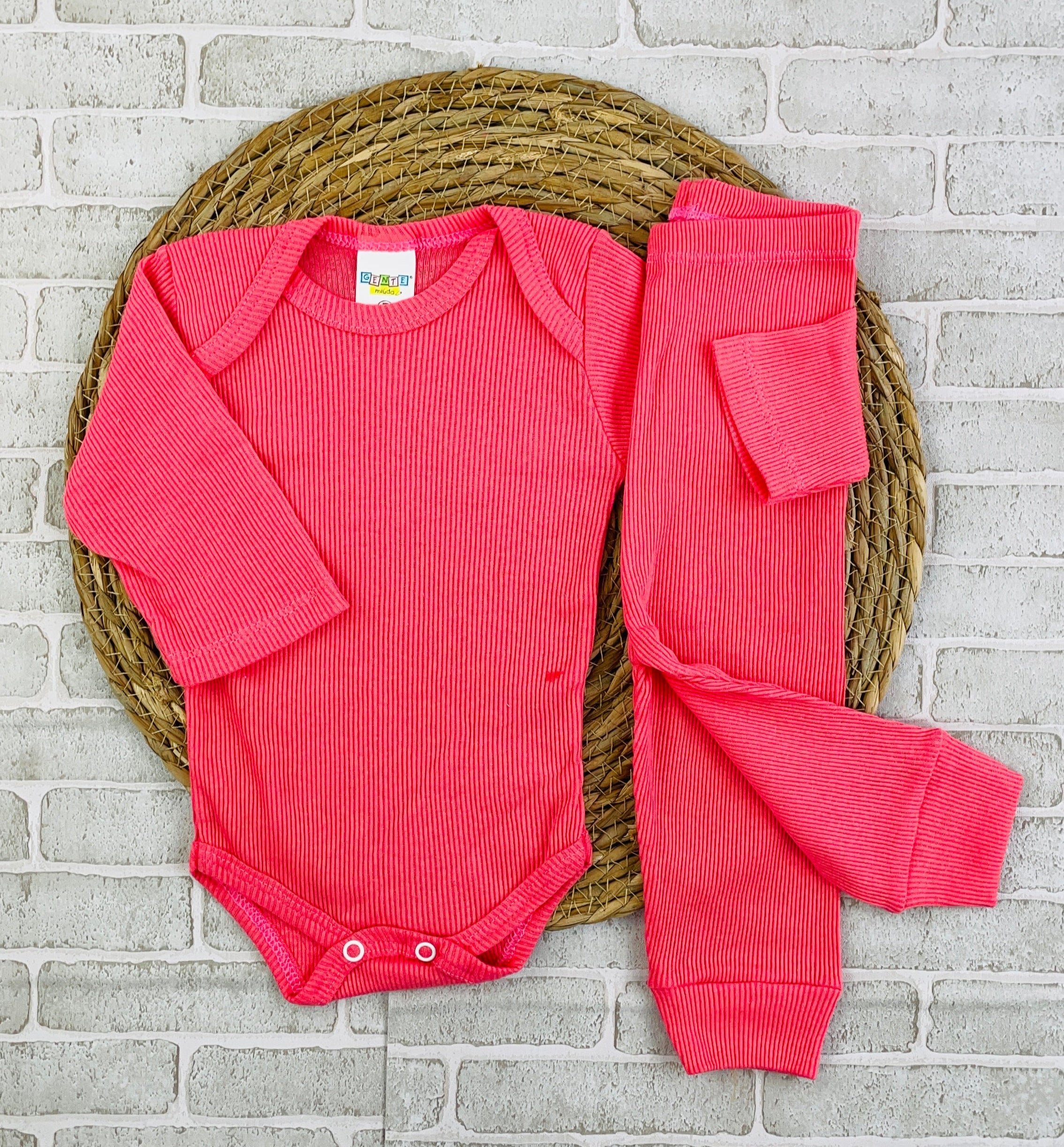 Conjunto Manga Longa Ribana Goiaba