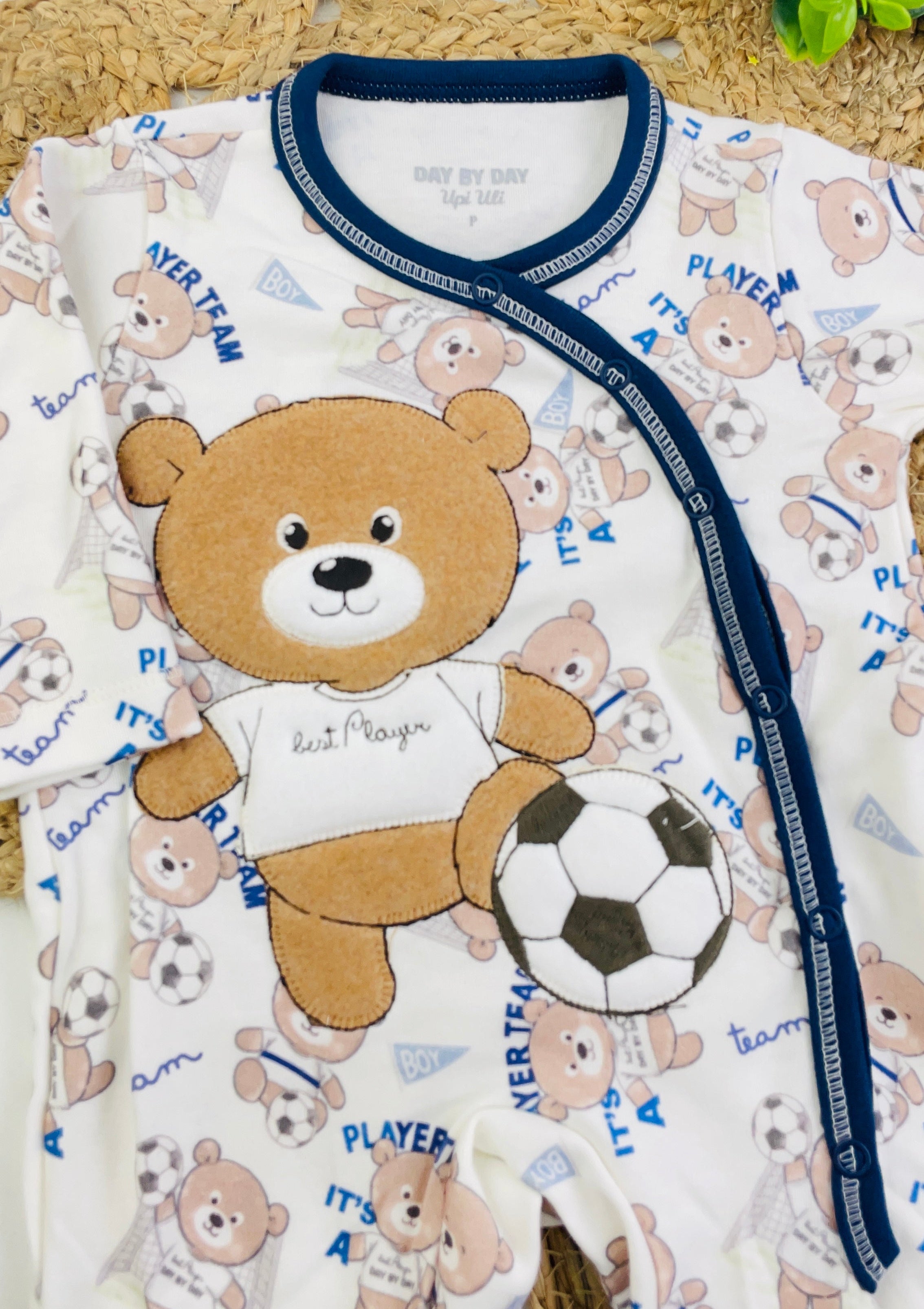 Macacão Urso Jogador Suedine