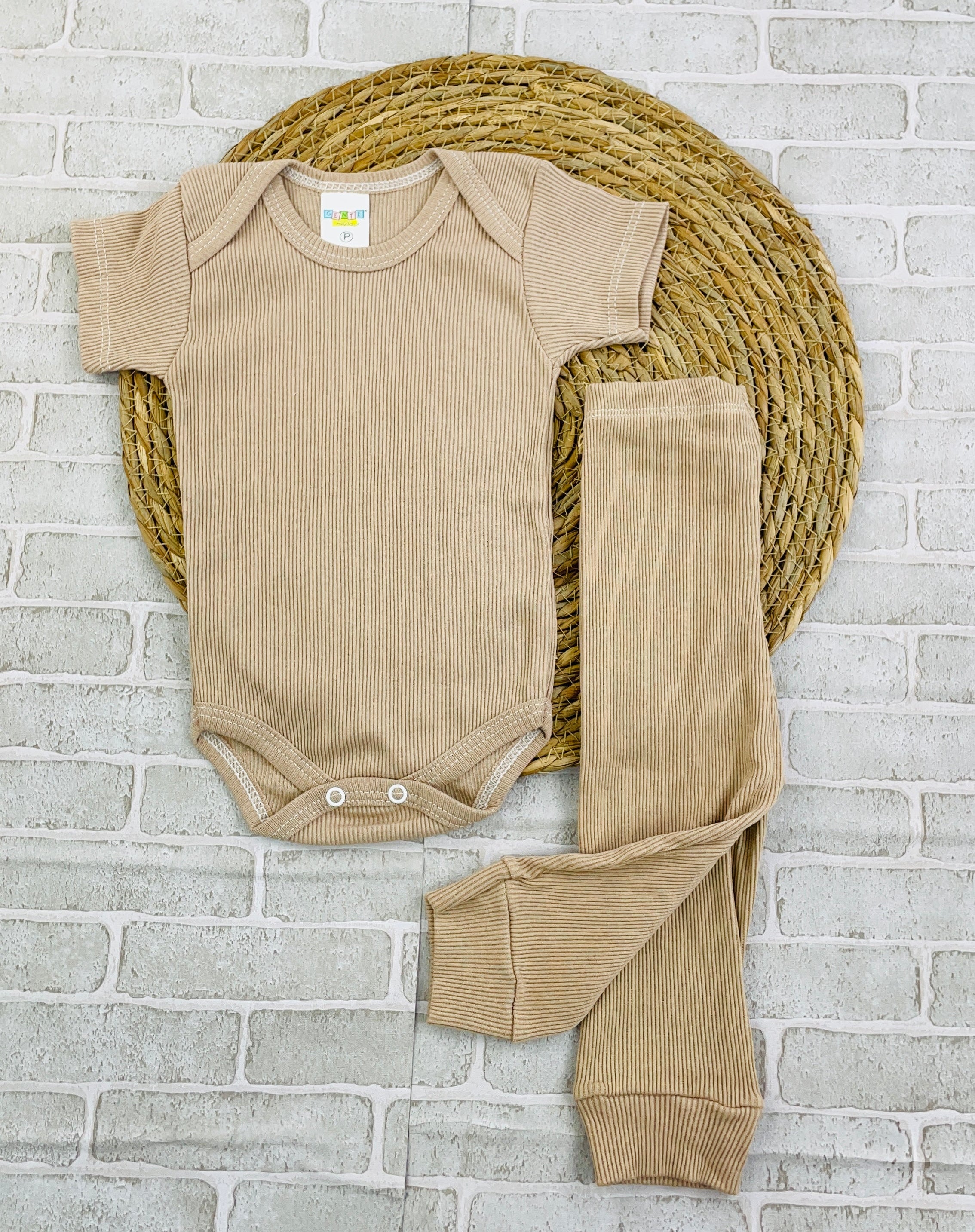 Conjunto Manga Longa Ribana Bege