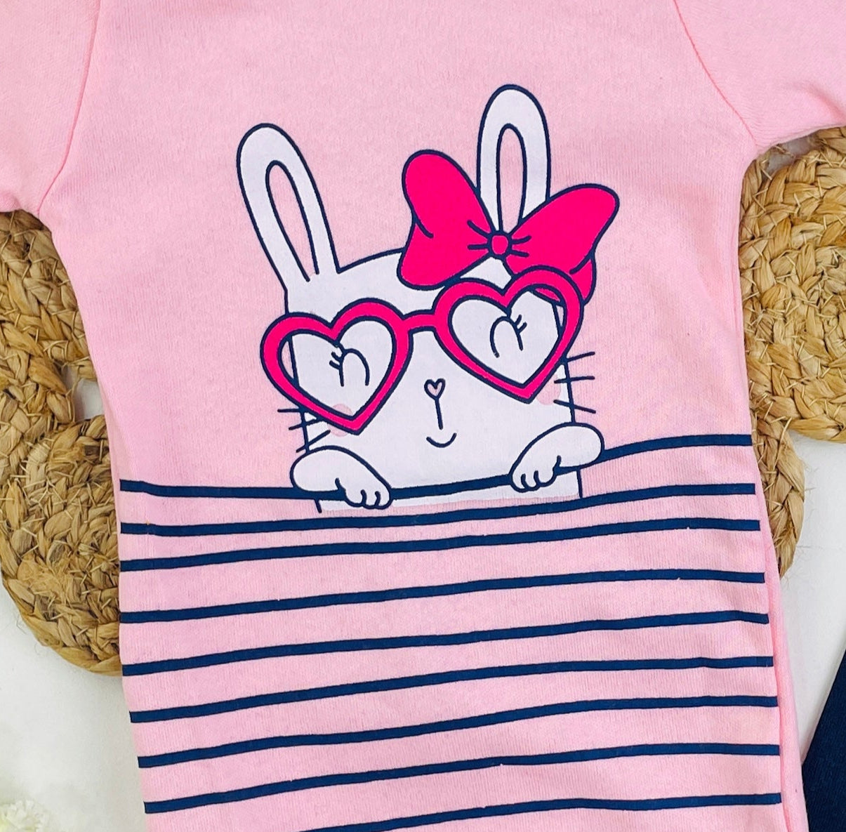 Conjunto Coelha Body Manga Longa e Calça