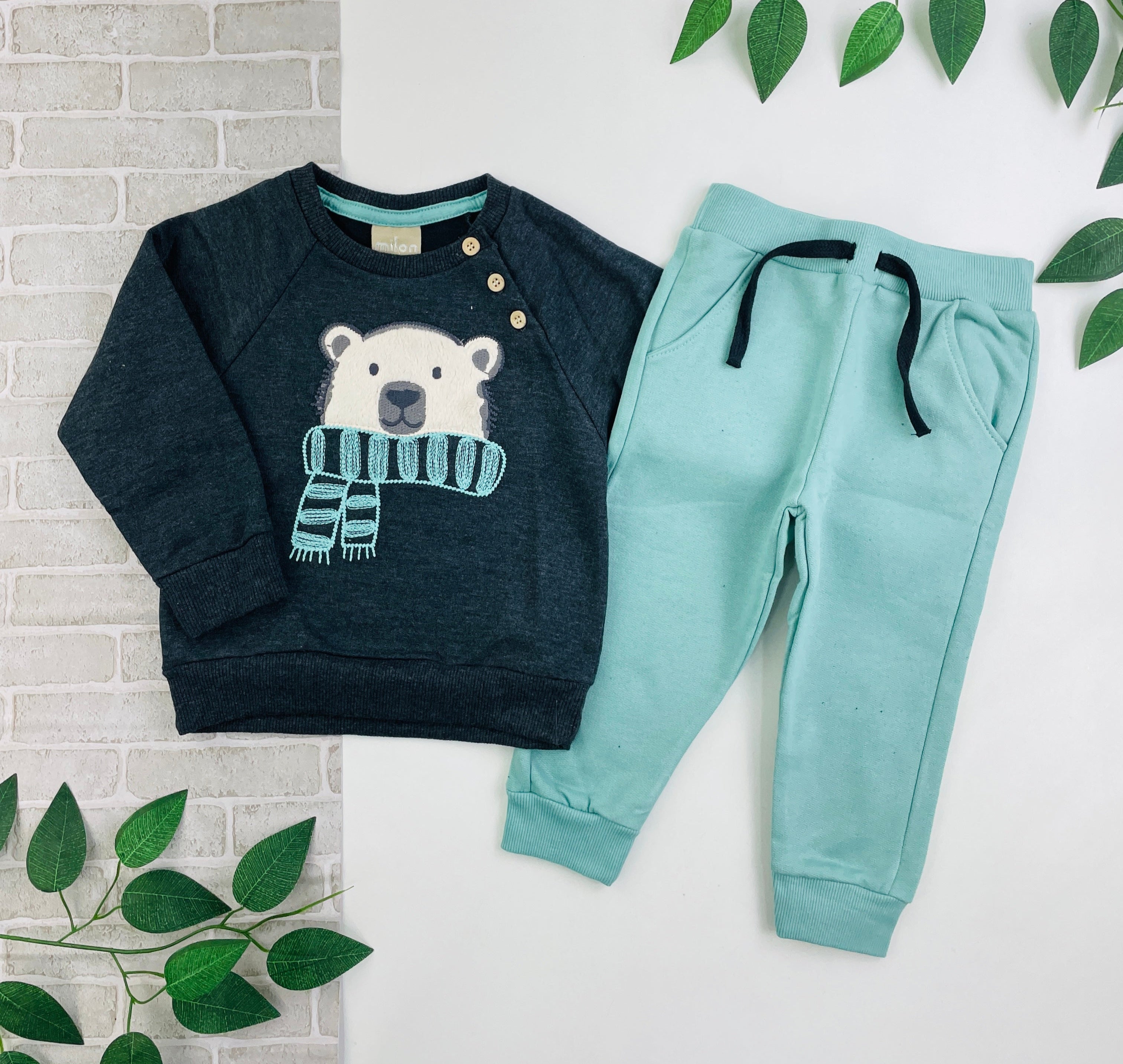 Conjunto Milon Masculino Moletom Urso