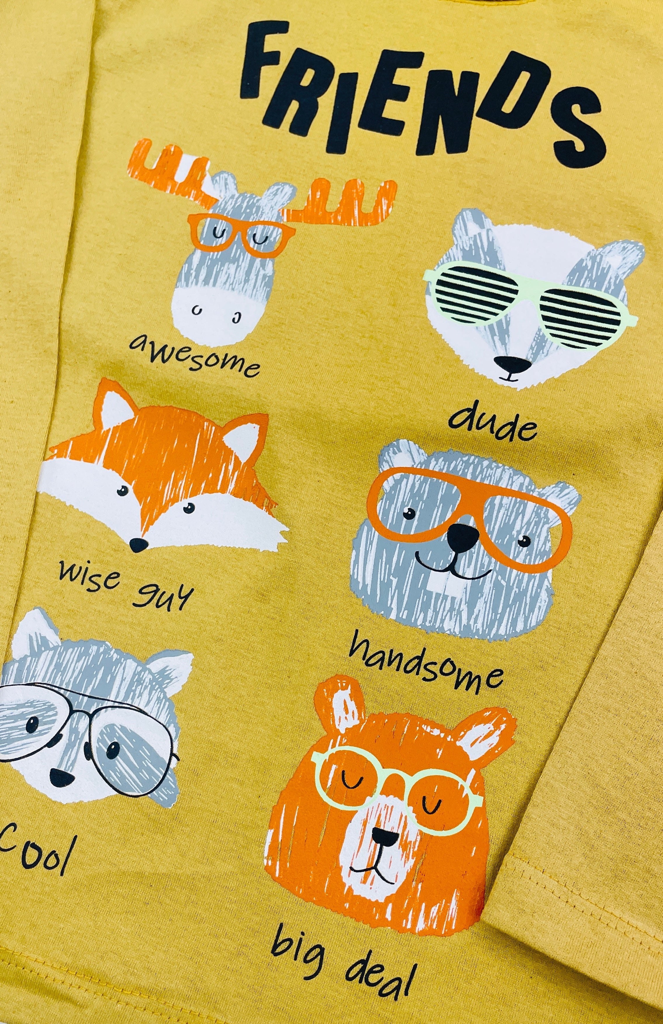 Camiseta Manga Longa Fashion Kids Friends