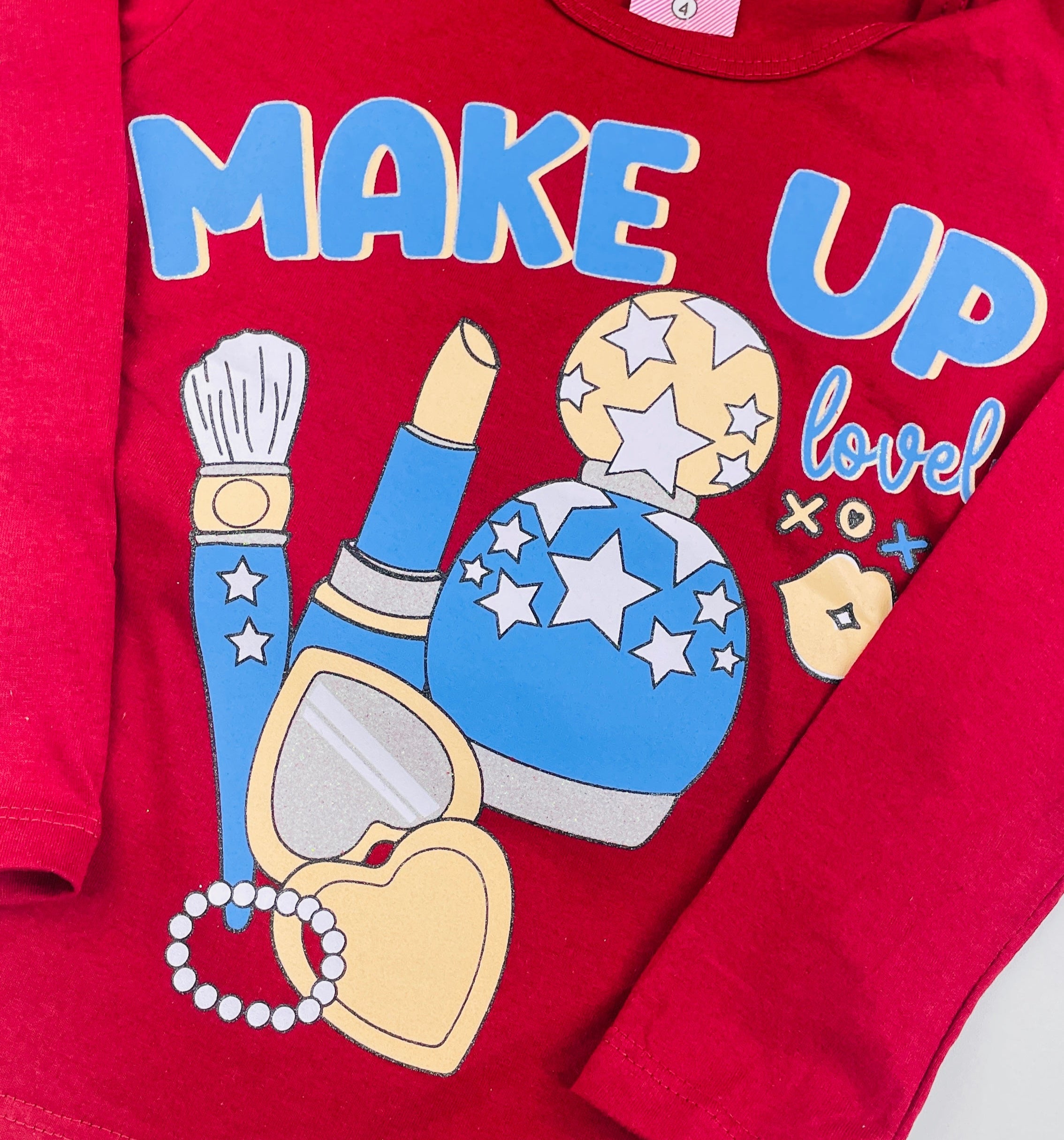 Blusa Manga LongaFashion Kids Make Up