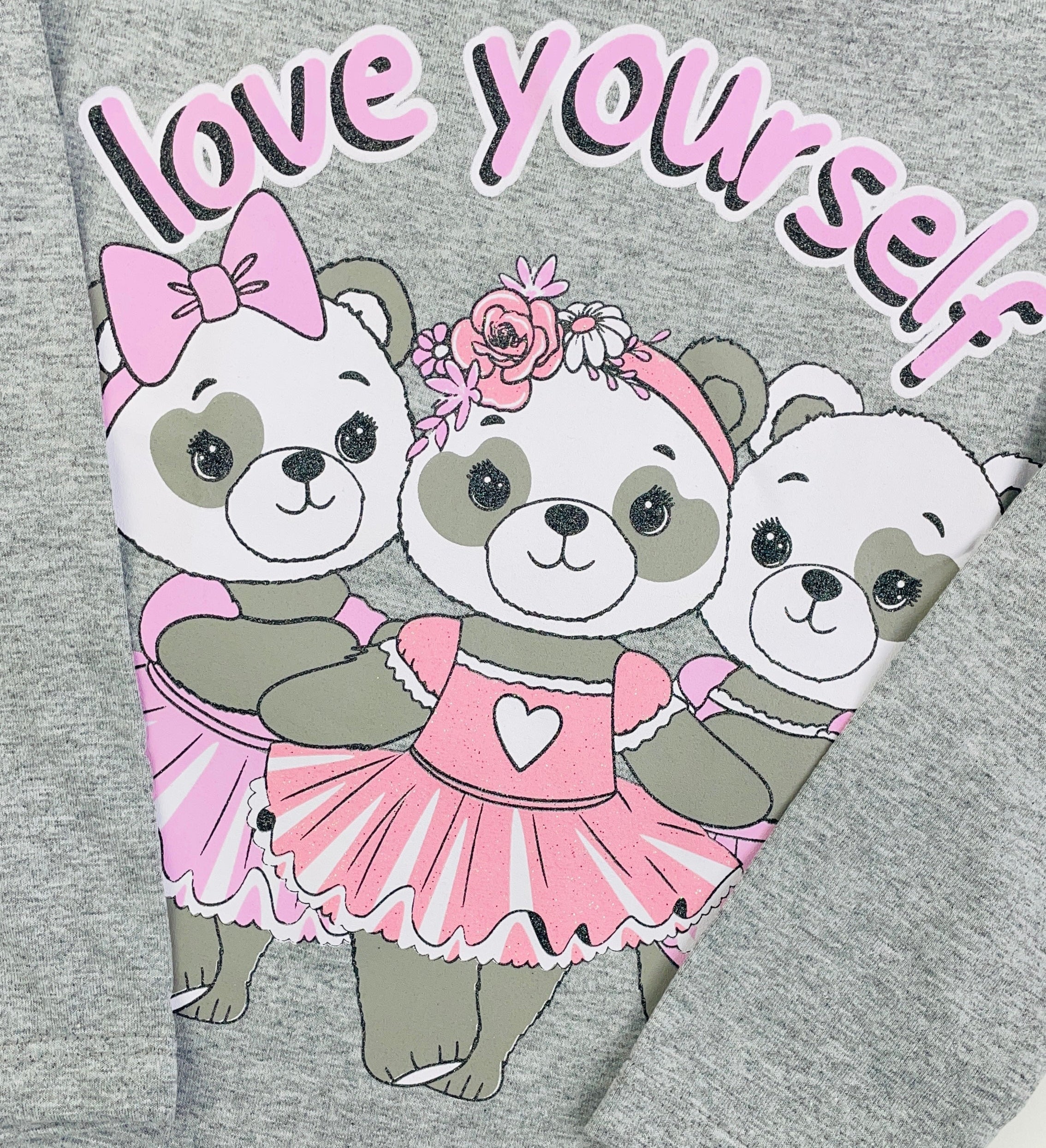 Blusa Manga Longa Fashion Kids Love Yourself